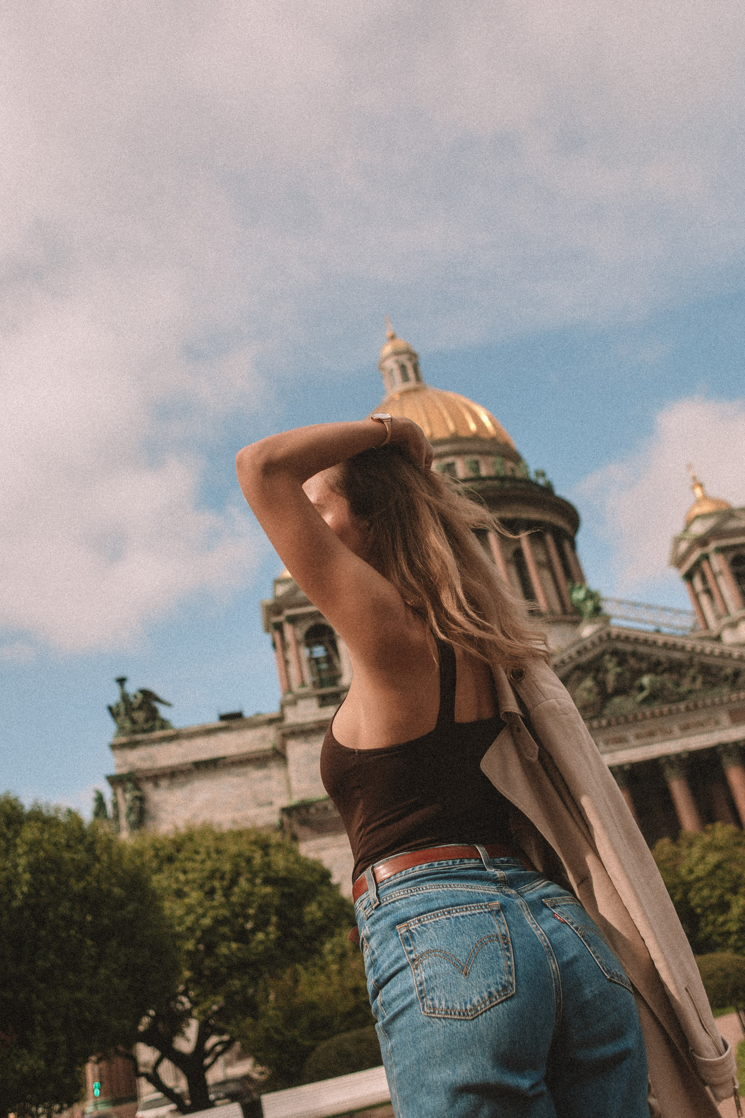 У Исаакиевского сквера. Семейный фотограф в Санкт-Петербурге Ева Маркова