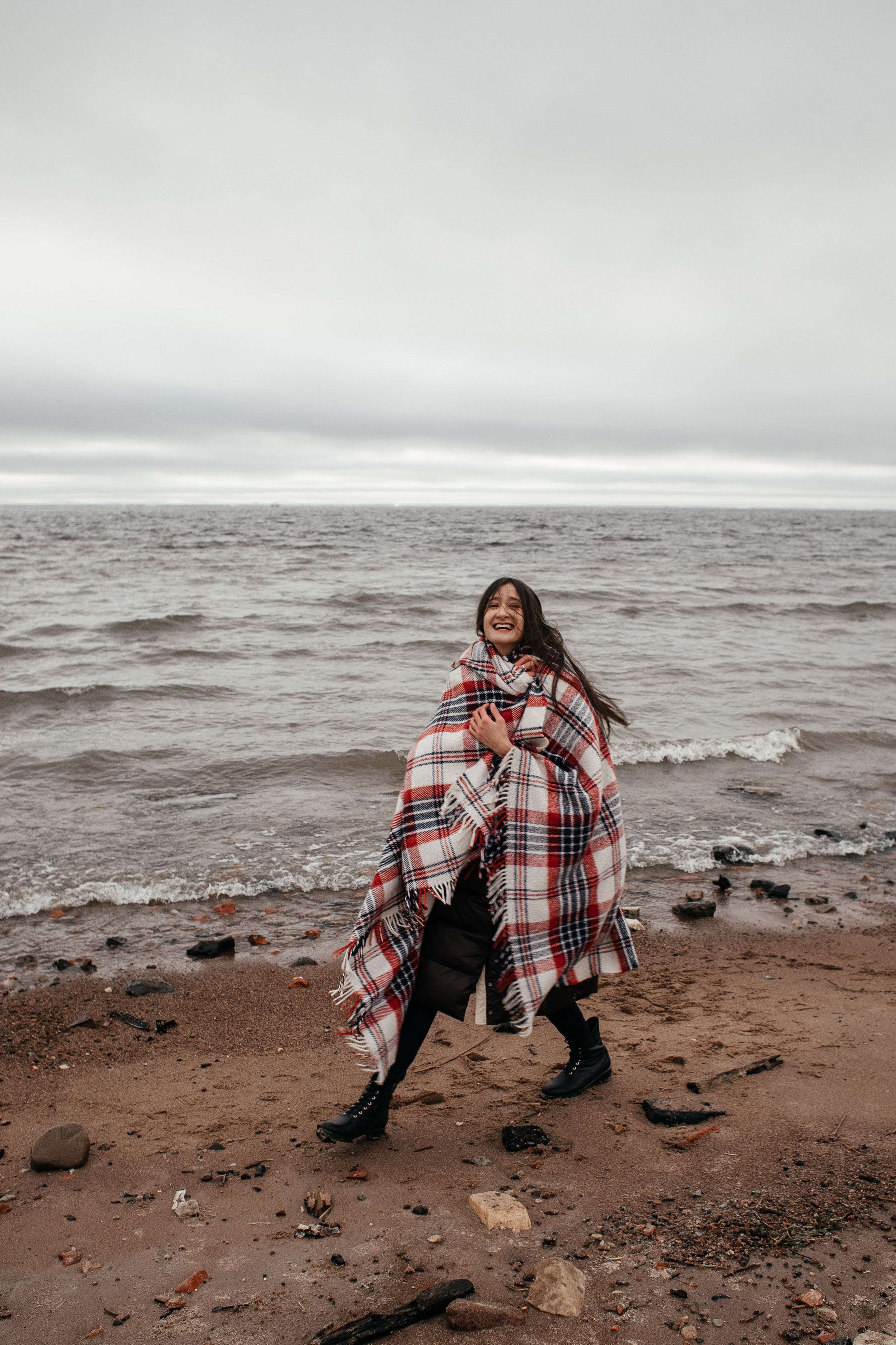 Ветер, море. Семейный фотограф в Санкт-Петербурге Ева Маркова