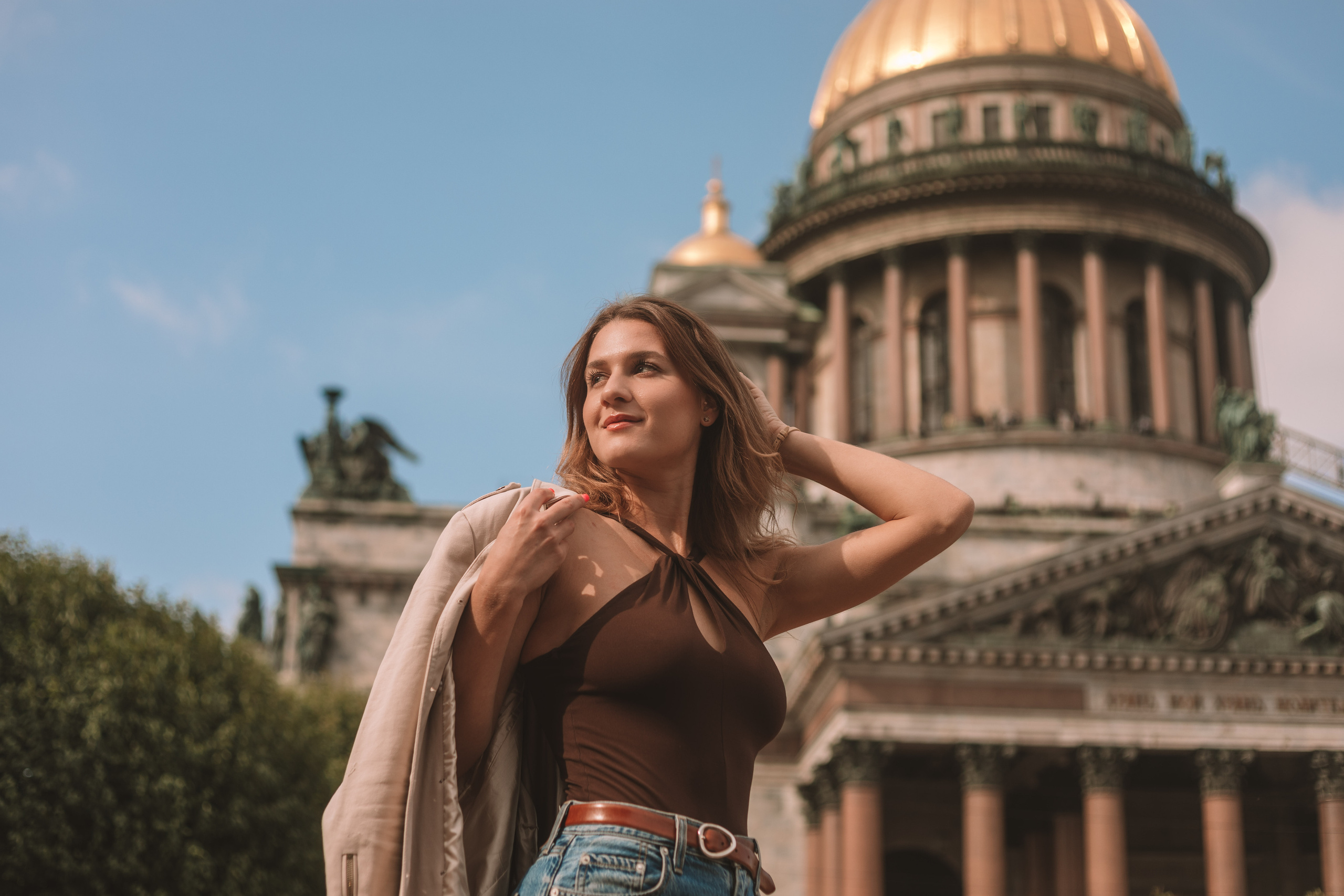 У Исаакиевского сквера. Семейный фотограф в Санкт-Петербурге Ева Маркова