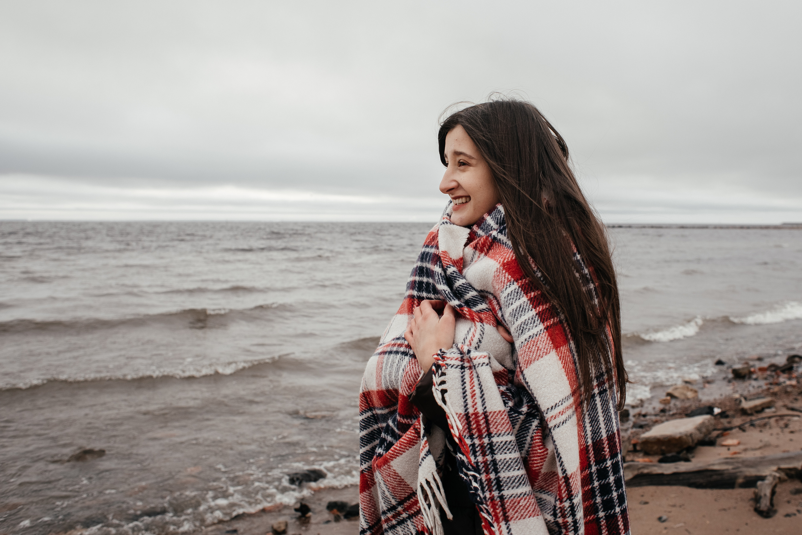 Ветер, море. Семейный фотограф в Санкт-Петербурге Ева Маркова