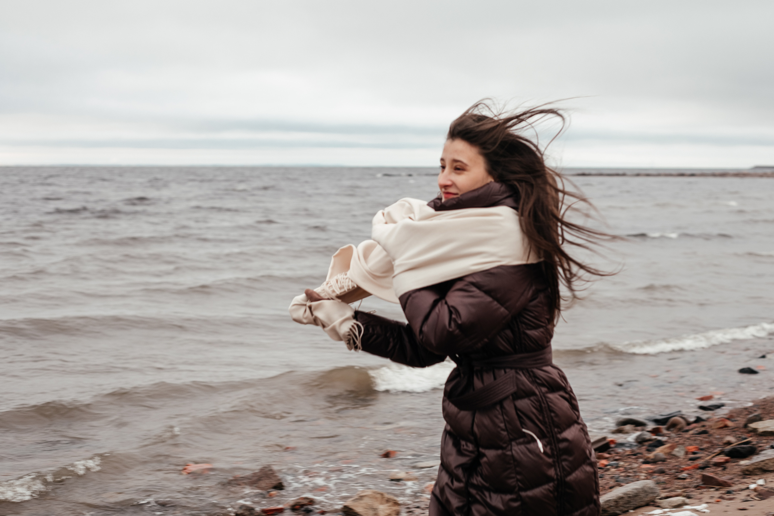 Ветер, море. Семейный фотограф в Санкт-Петербурге Ева Маркова