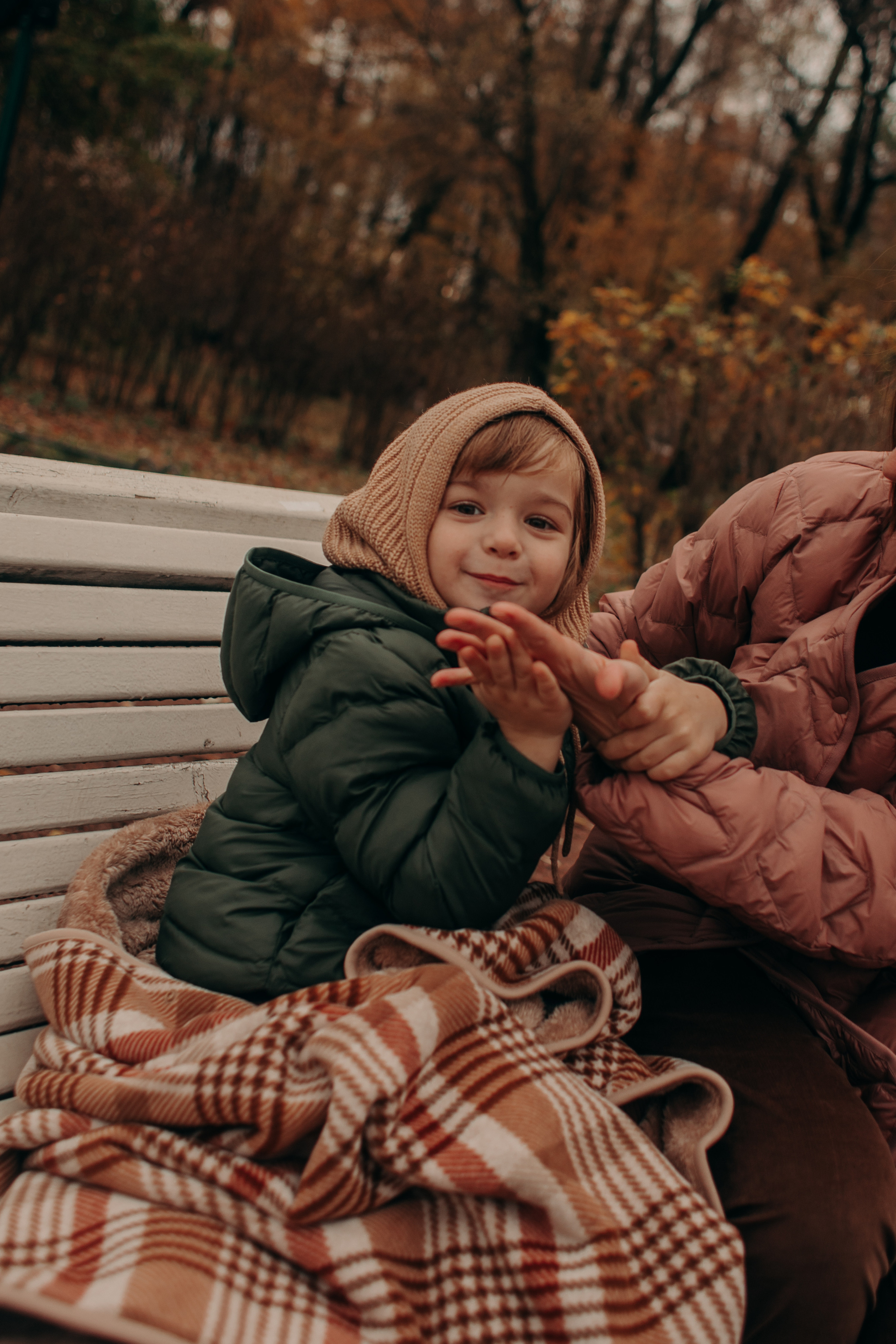 Осенью в парке. Семейный фотограф в Санкт-Петербурге Ева Маркова