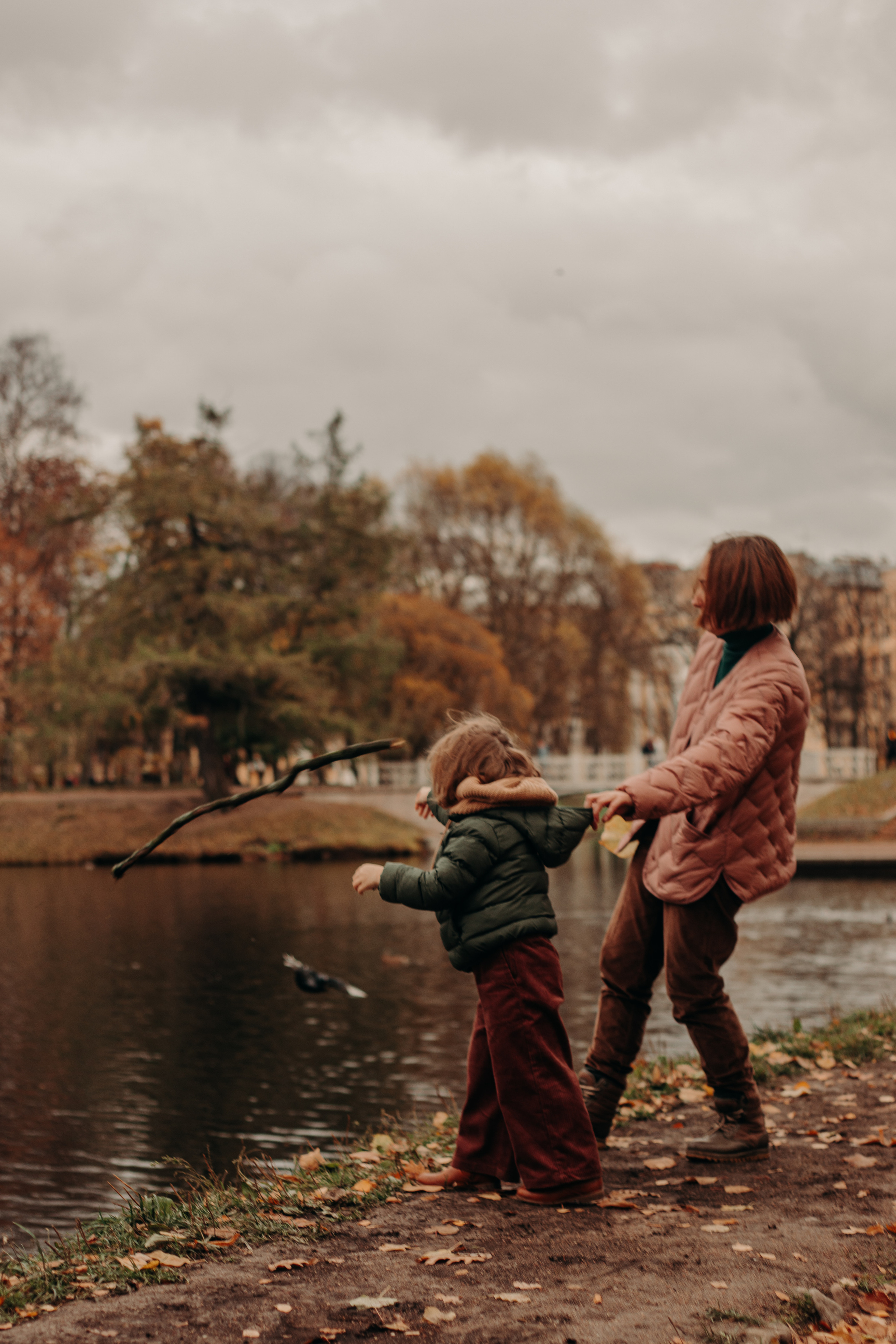 Осенью в парке. Семейный фотограф в Санкт-Петербурге Ева Маркова