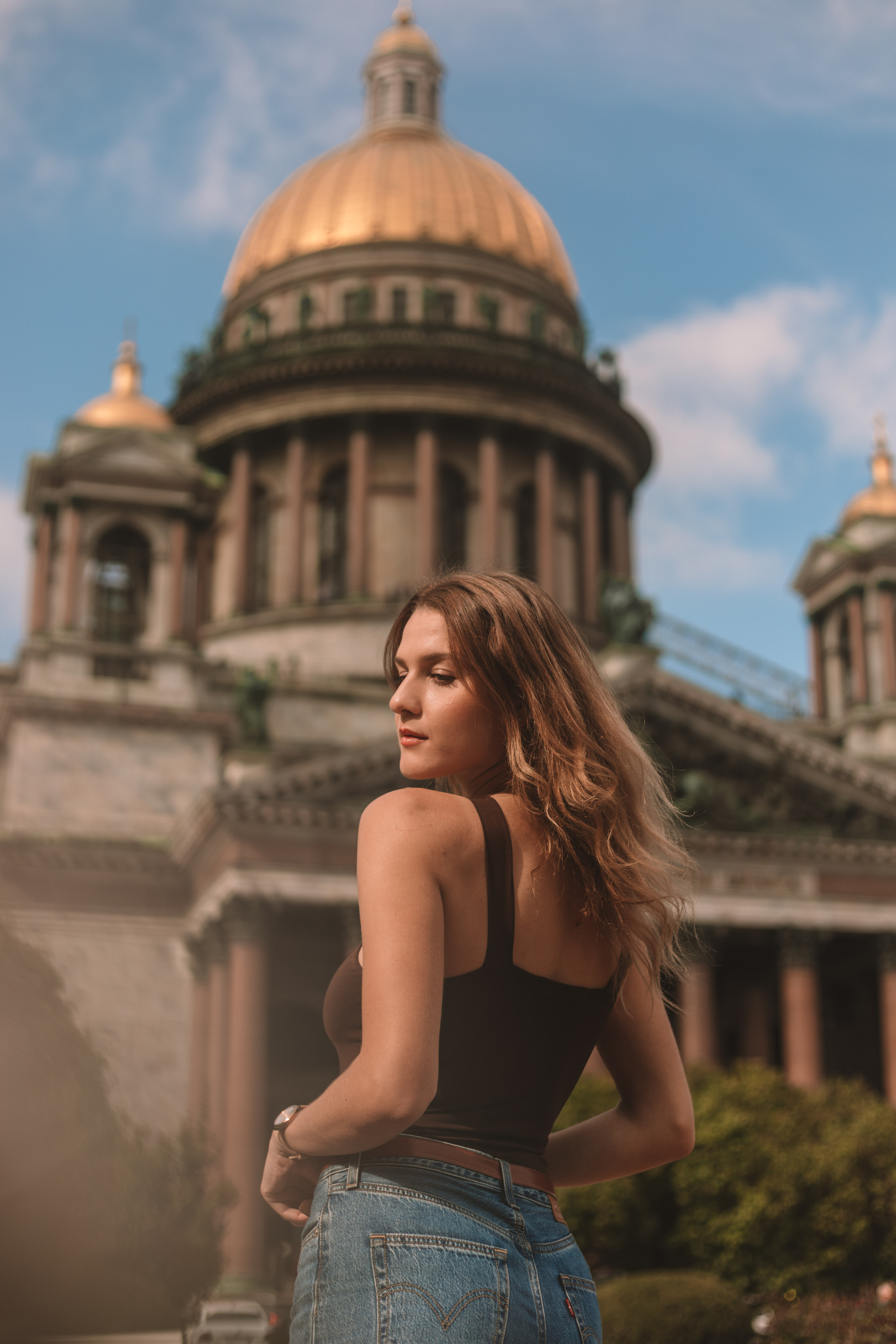 У Исаакиевского сквера. Семейный фотограф в Санкт-Петербурге Ева Маркова