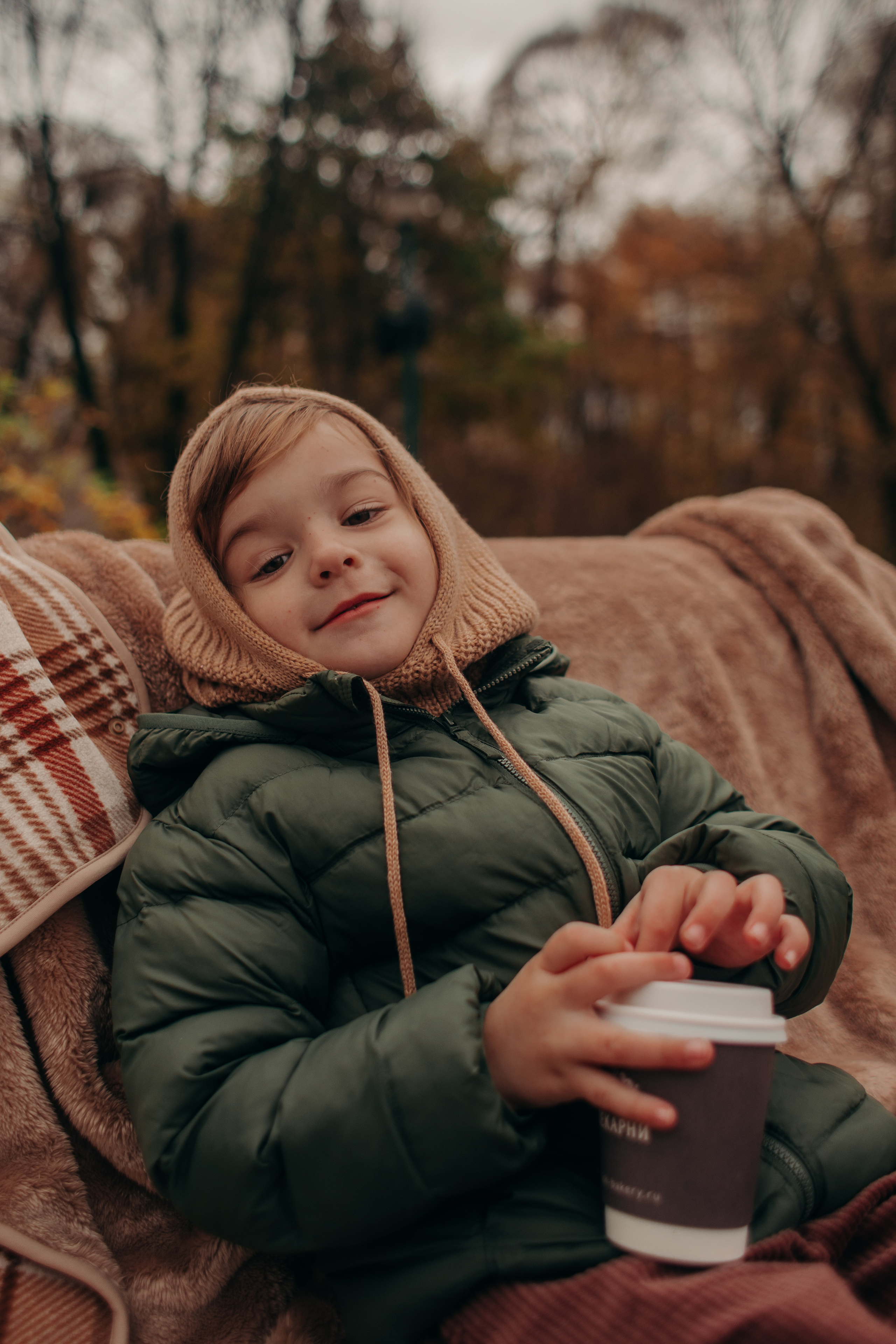Осенью в парке. Семейный фотограф в Санкт-Петербурге Ева Маркова