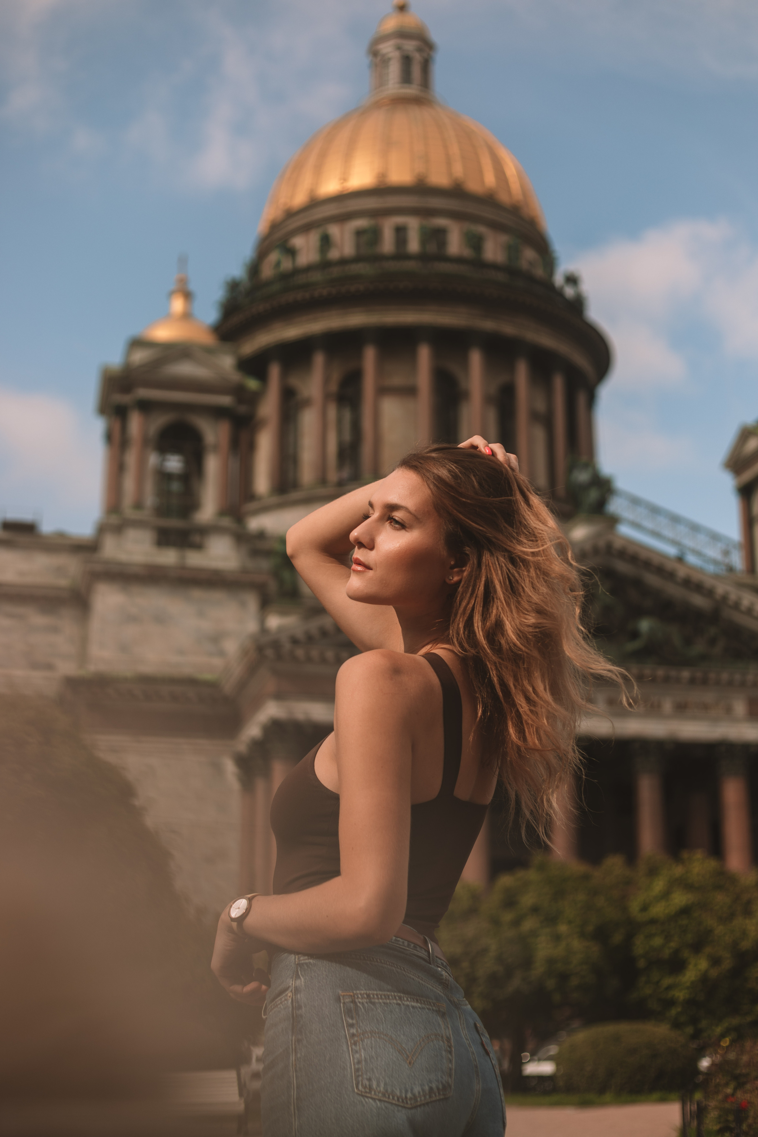 У Исаакиевского сквера. Семейный фотограф в Санкт-Петербурге Ева Маркова