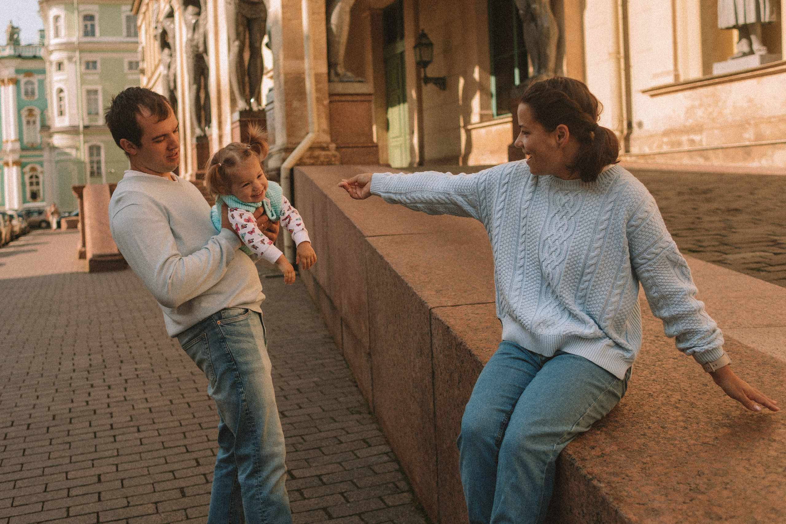 Алёна, Саша и Мия. Семейный фотограф в Санкт-Петербурге Ева Маркова