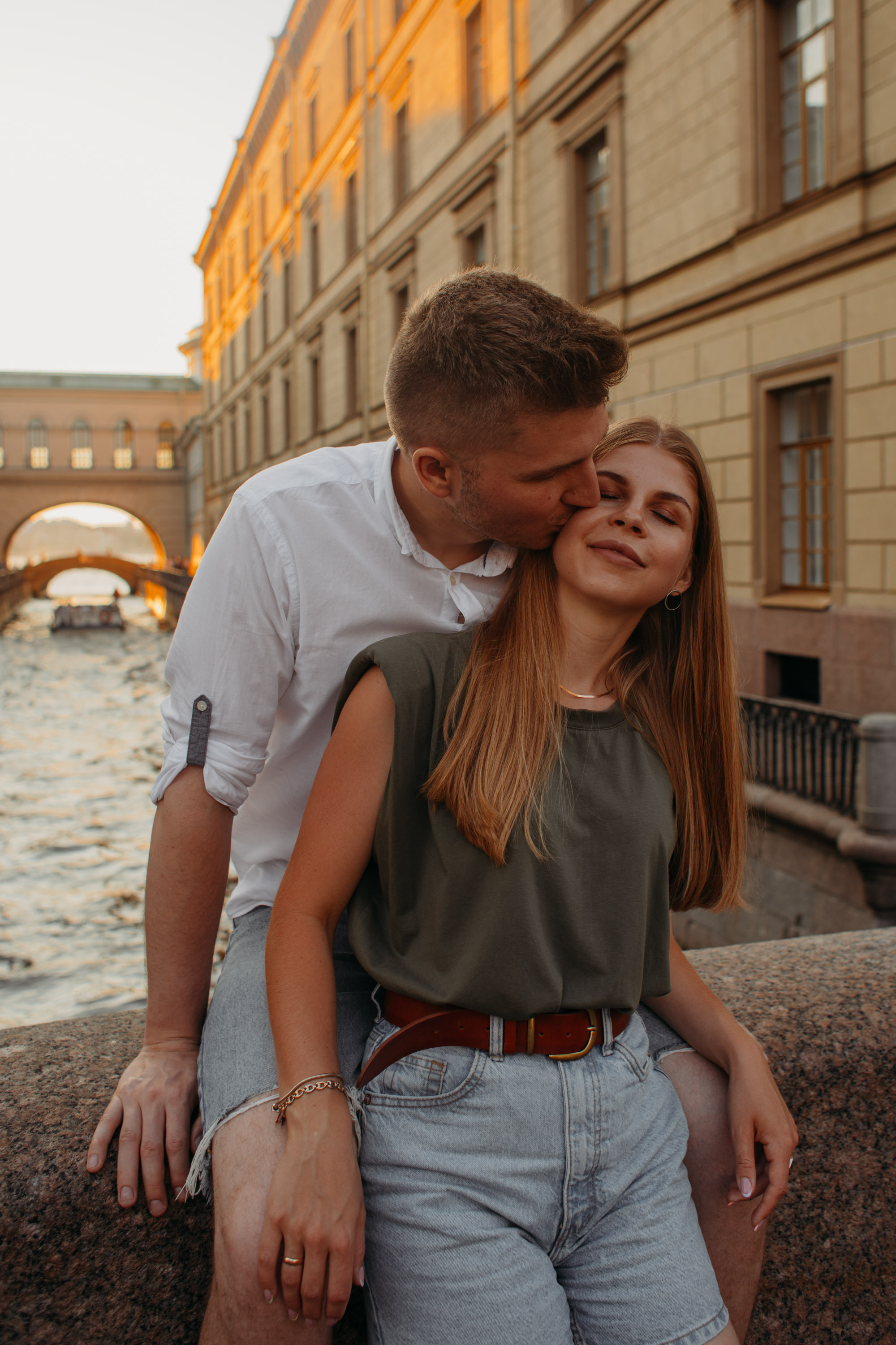 Lovestory на закате. Семейный фотограф в Санкт-Петербурге Ева Маркова