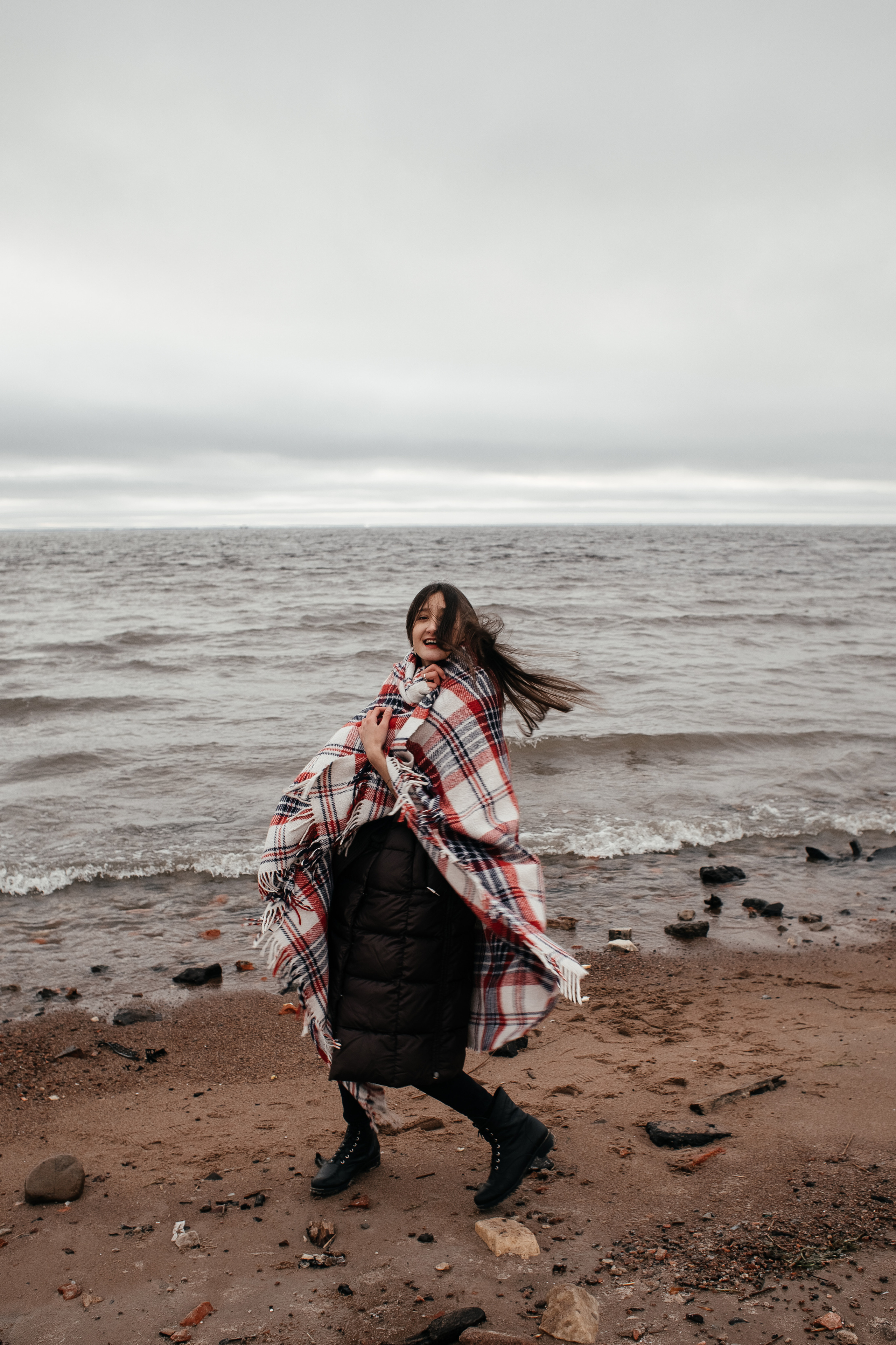 Ветер, море. Семейный фотограф в Санкт-Петербурге Ева Маркова