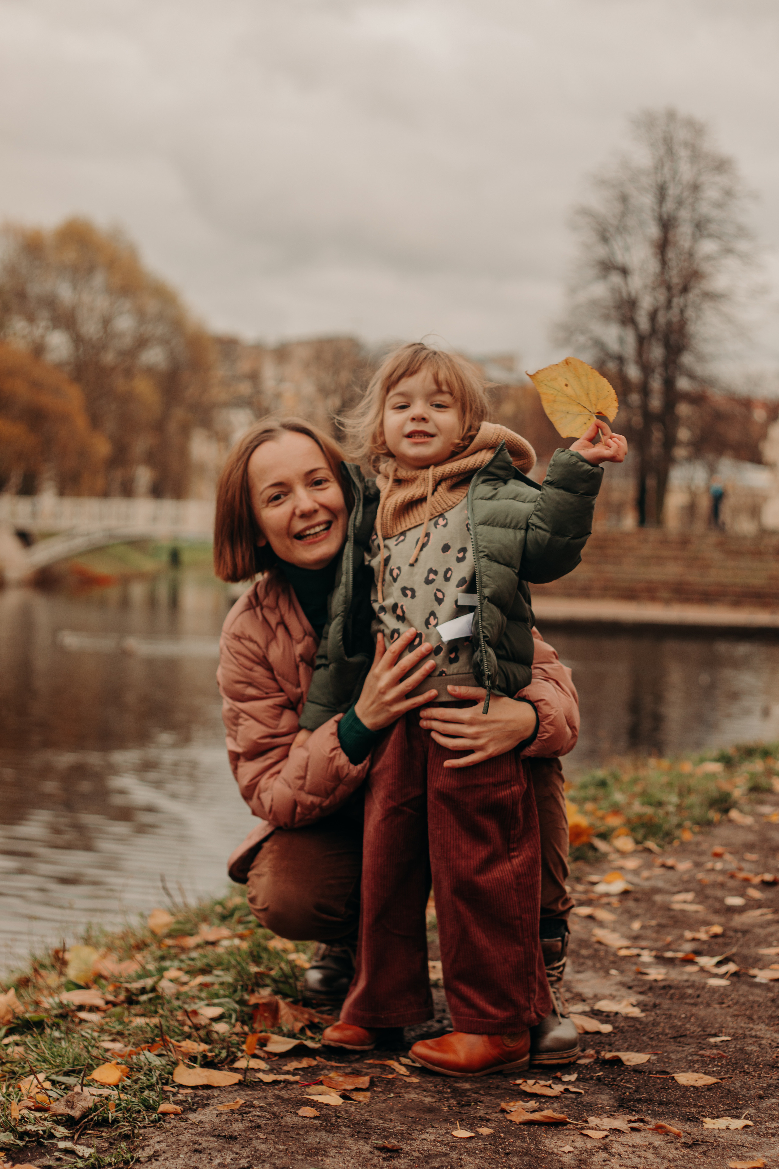 Осенью в парке. Семейный фотограф в Санкт-Петербурге Ева Маркова