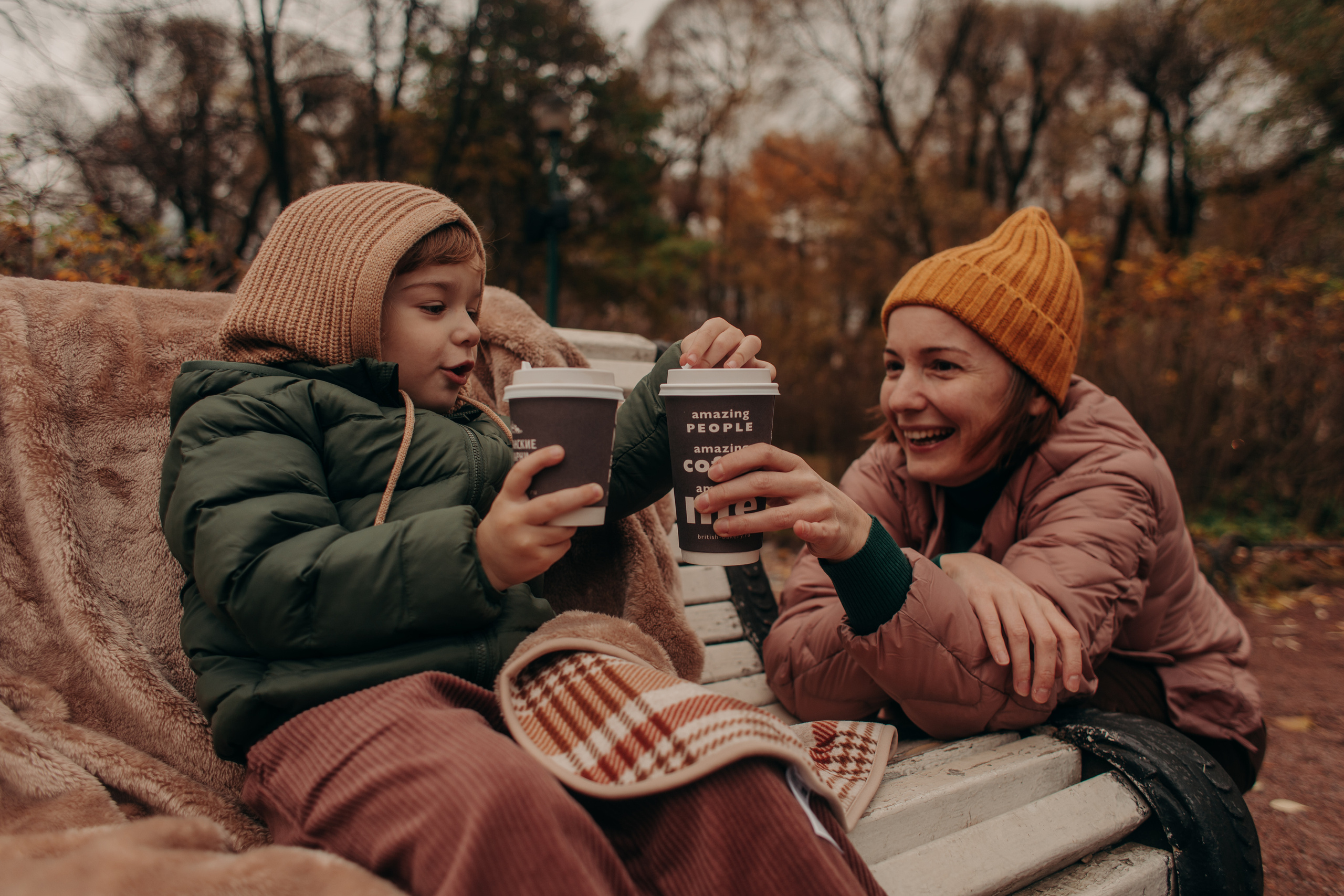 Осенью в парке. Семейный фотограф в Санкт-Петербурге Ева Маркова