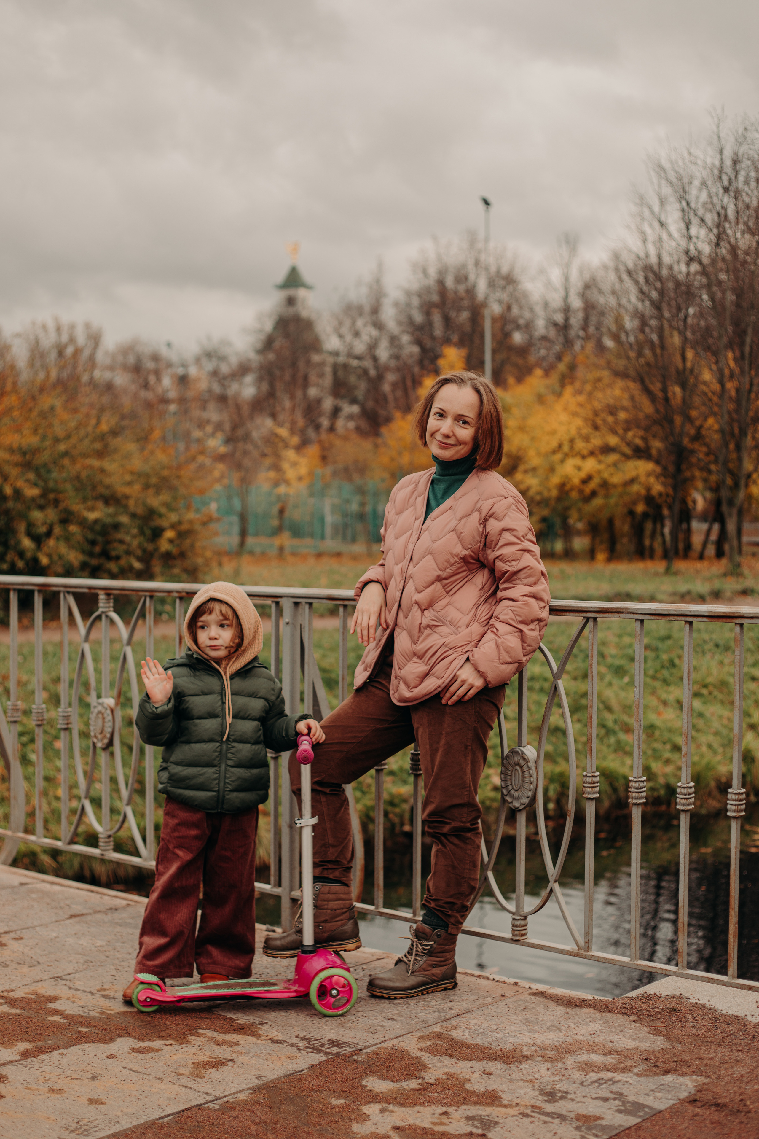 Осенью в парке. Семейный фотограф в Санкт-Петербурге Ева Маркова