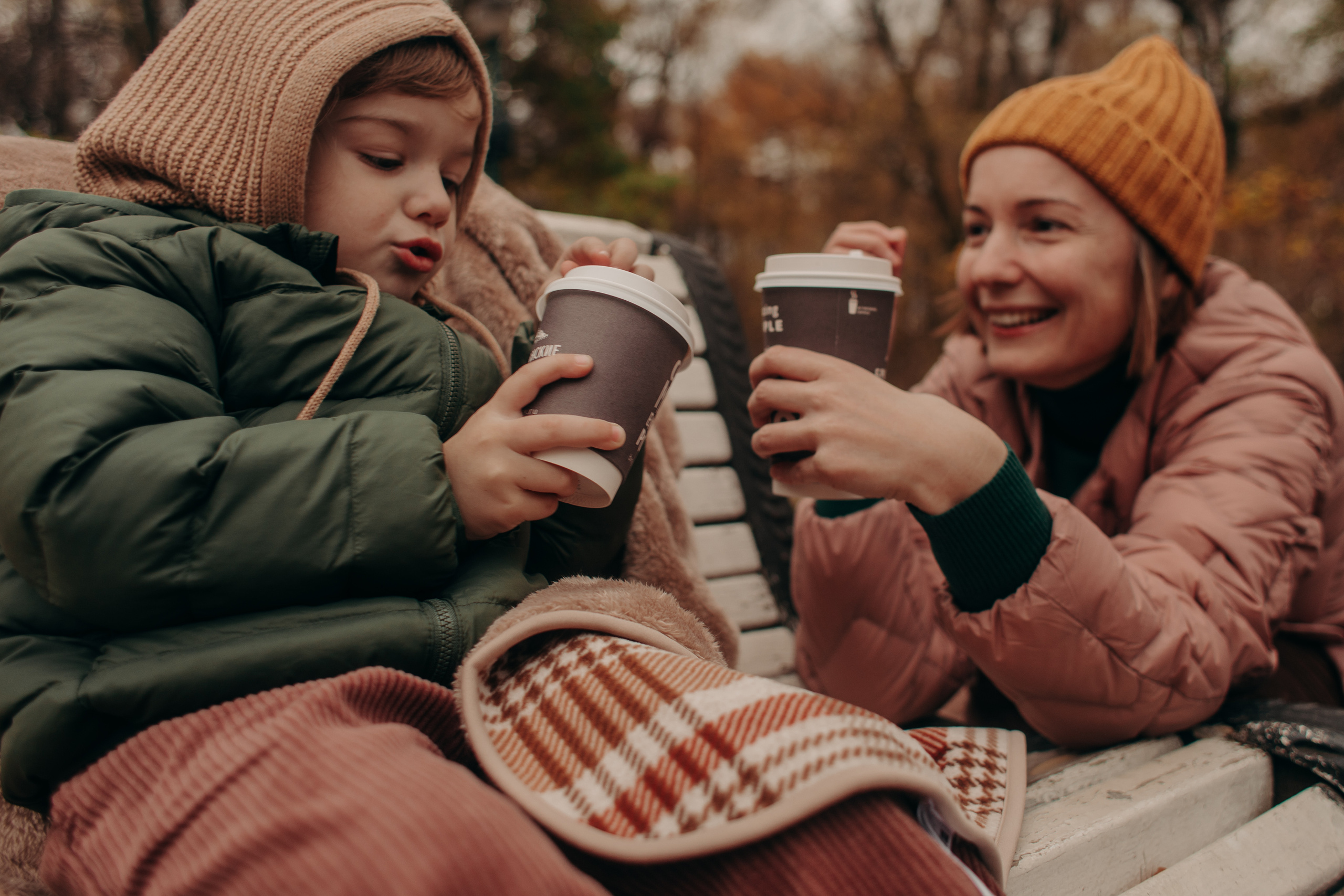 Осенью в парке. Семейный фотограф в Санкт-Петербурге Ева Маркова