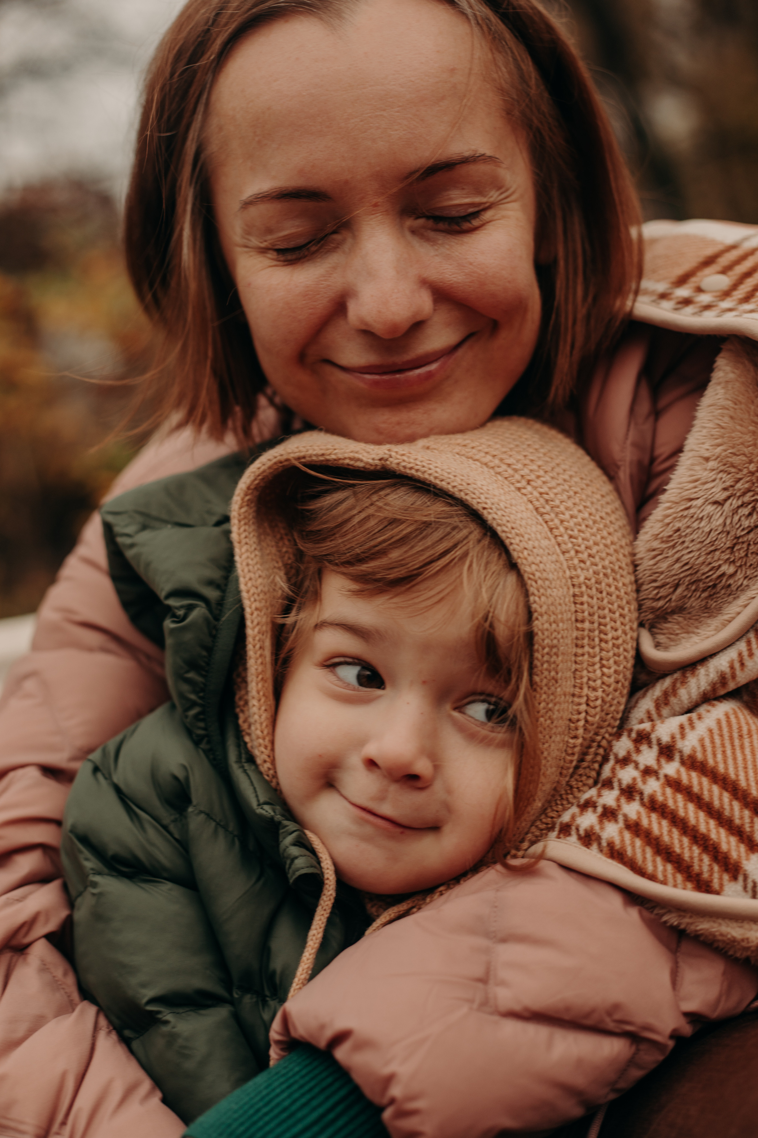 Осенью в парке. Семейный фотограф в Санкт-Петербурге Ева Маркова
