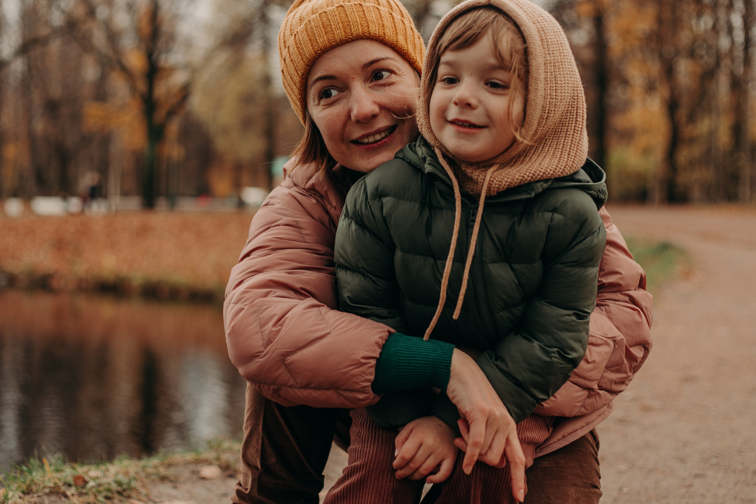 Осенью в парке. Семейный фотограф в Санкт-Петербурге Ева Маркова