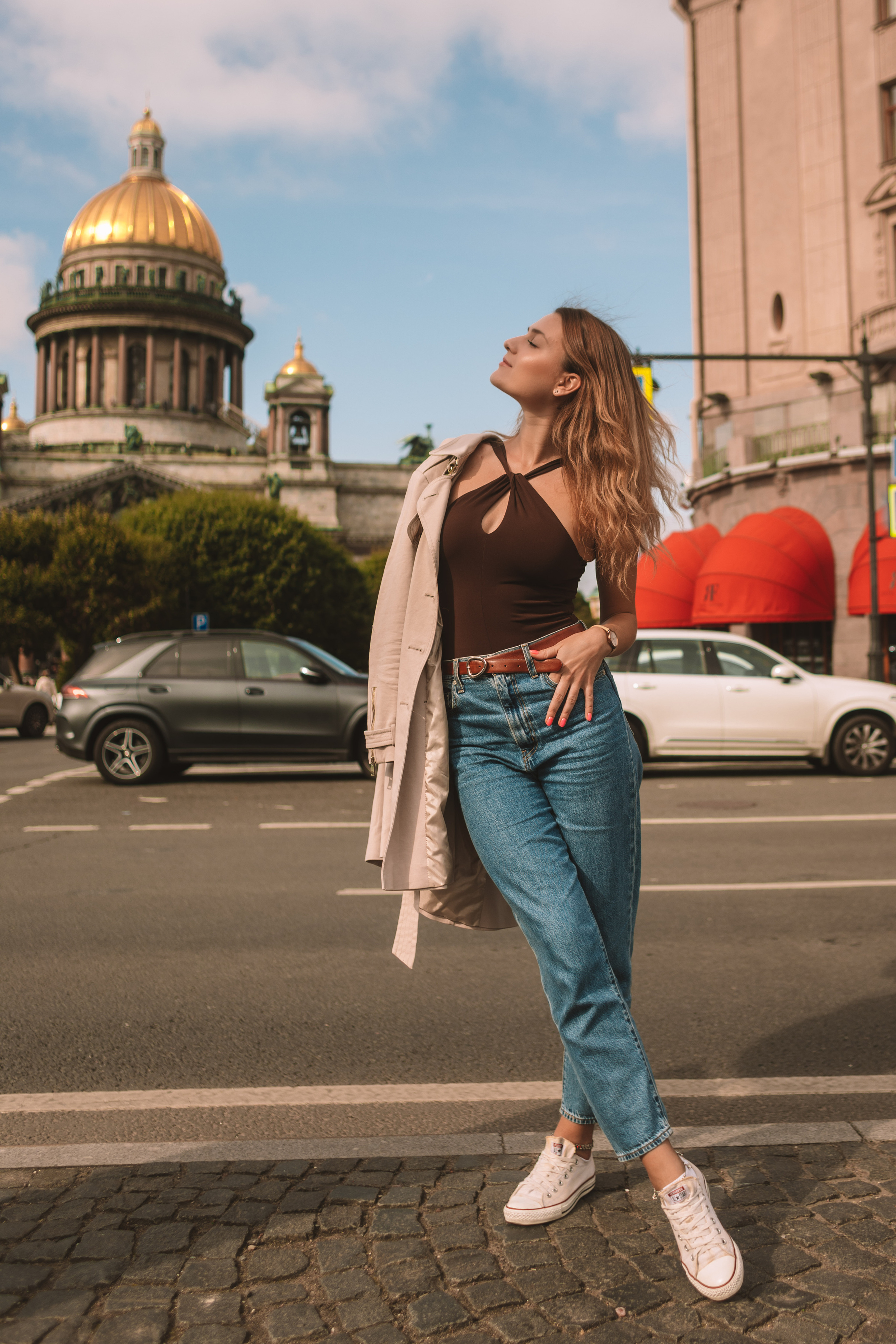 У Исаакиевского сквера. Семейный фотограф в Санкт-Петербурге Ева Маркова