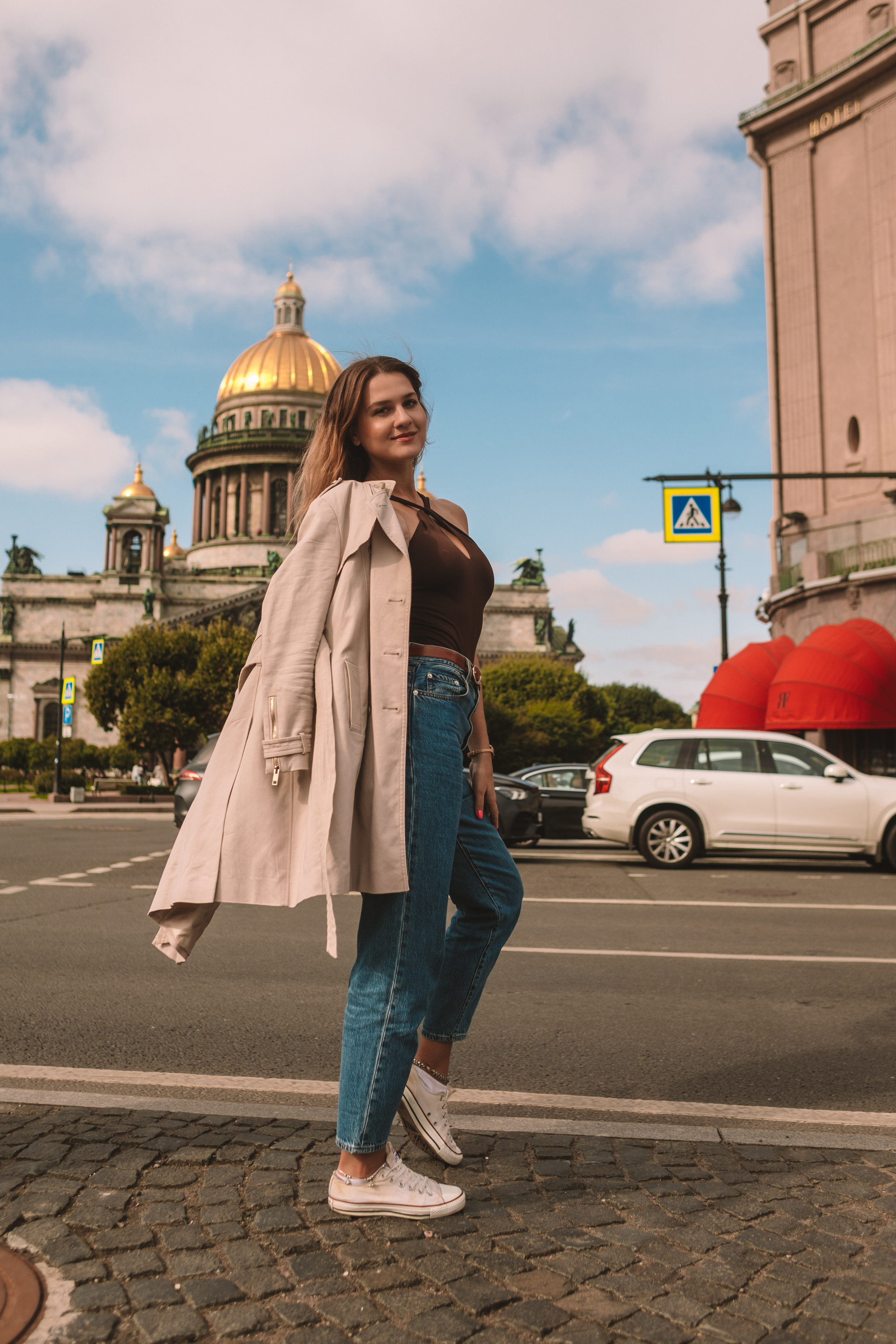 У Исаакиевского сквера. Семейный фотограф в Санкт-Петербурге Ева Маркова