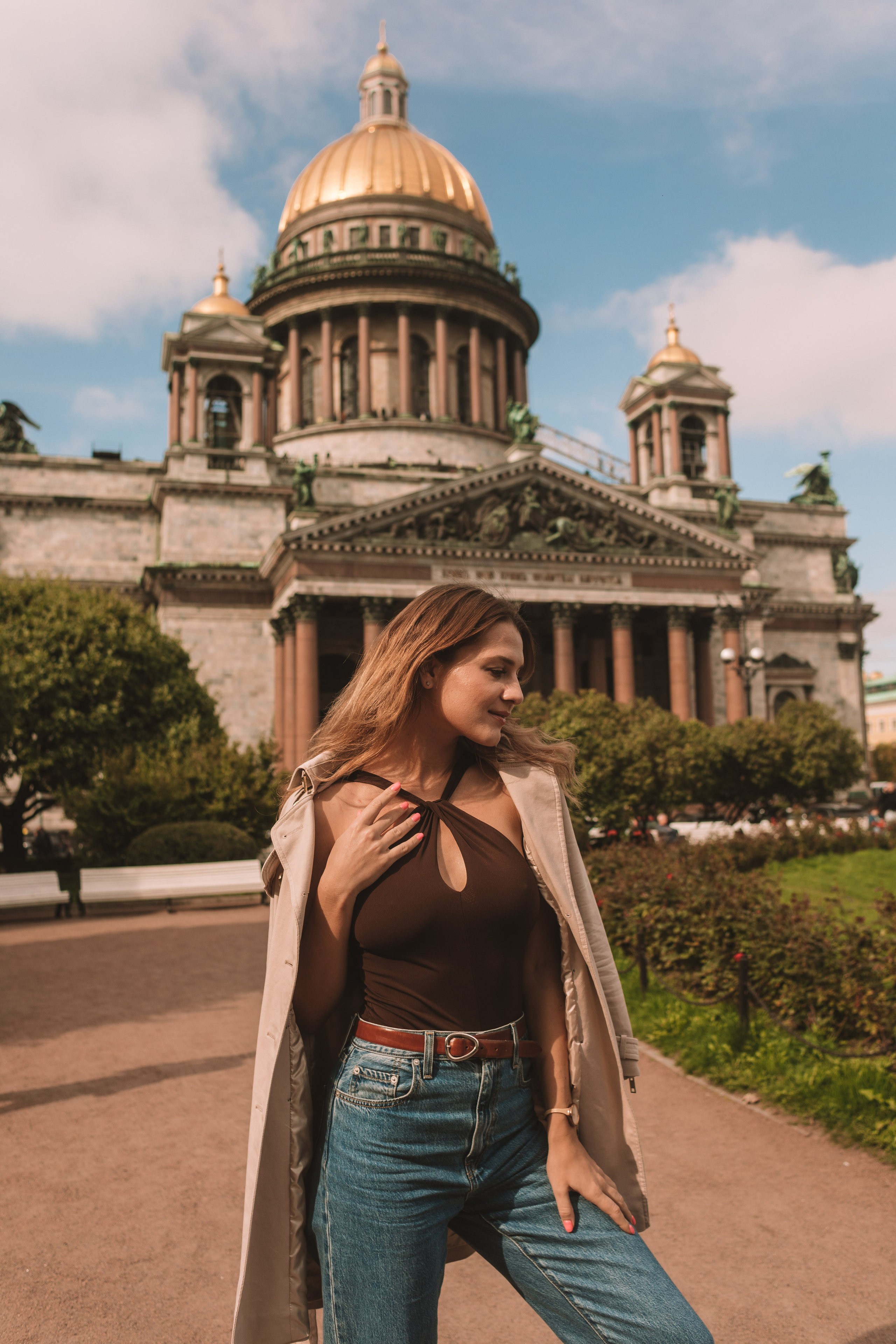 У Исаакиевского сквера. Семейный фотограф в Санкт-Петербурге Ева Маркова