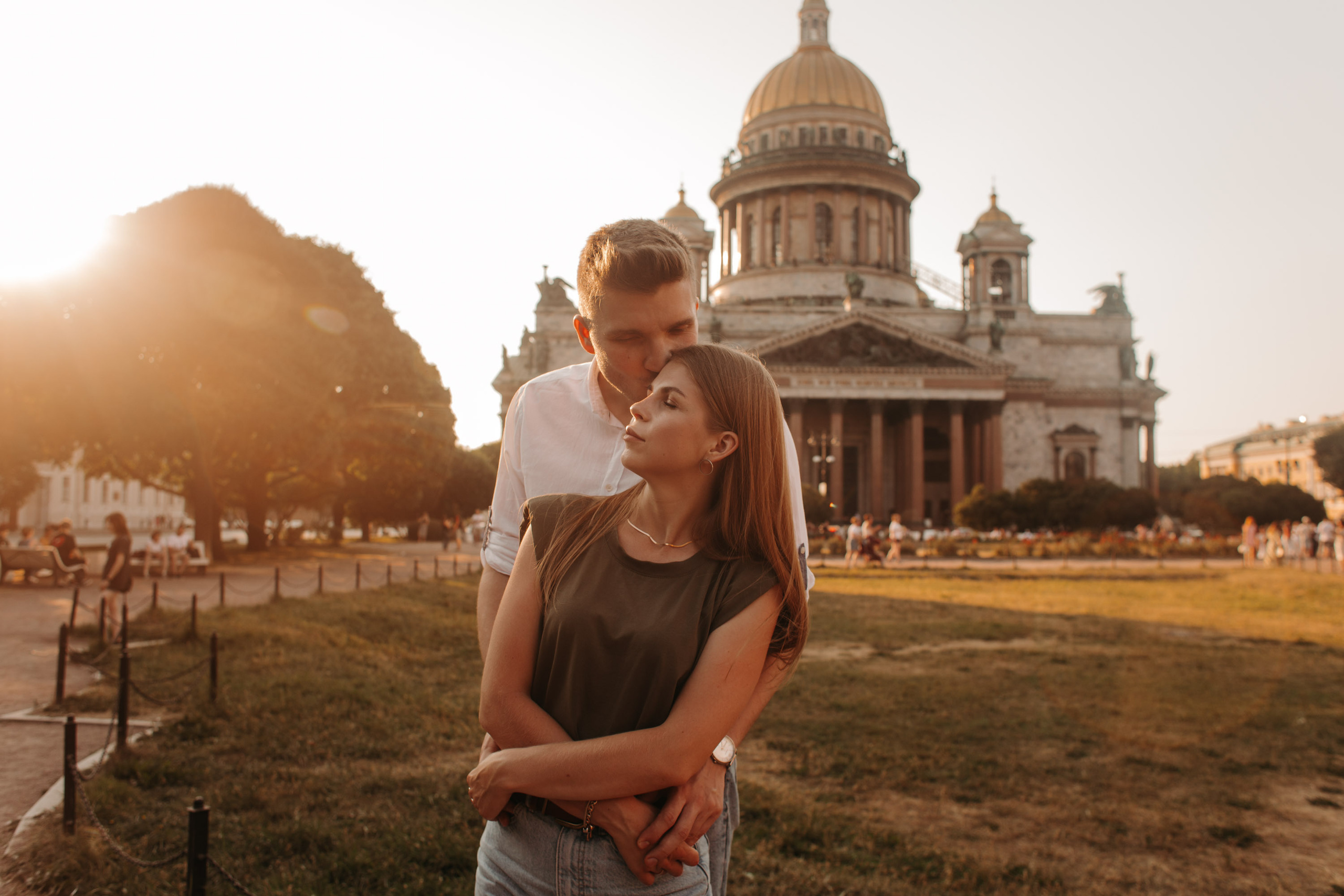 Lovestory на закате. Семейный фотограф в Санкт-Петербурге Ева Маркова