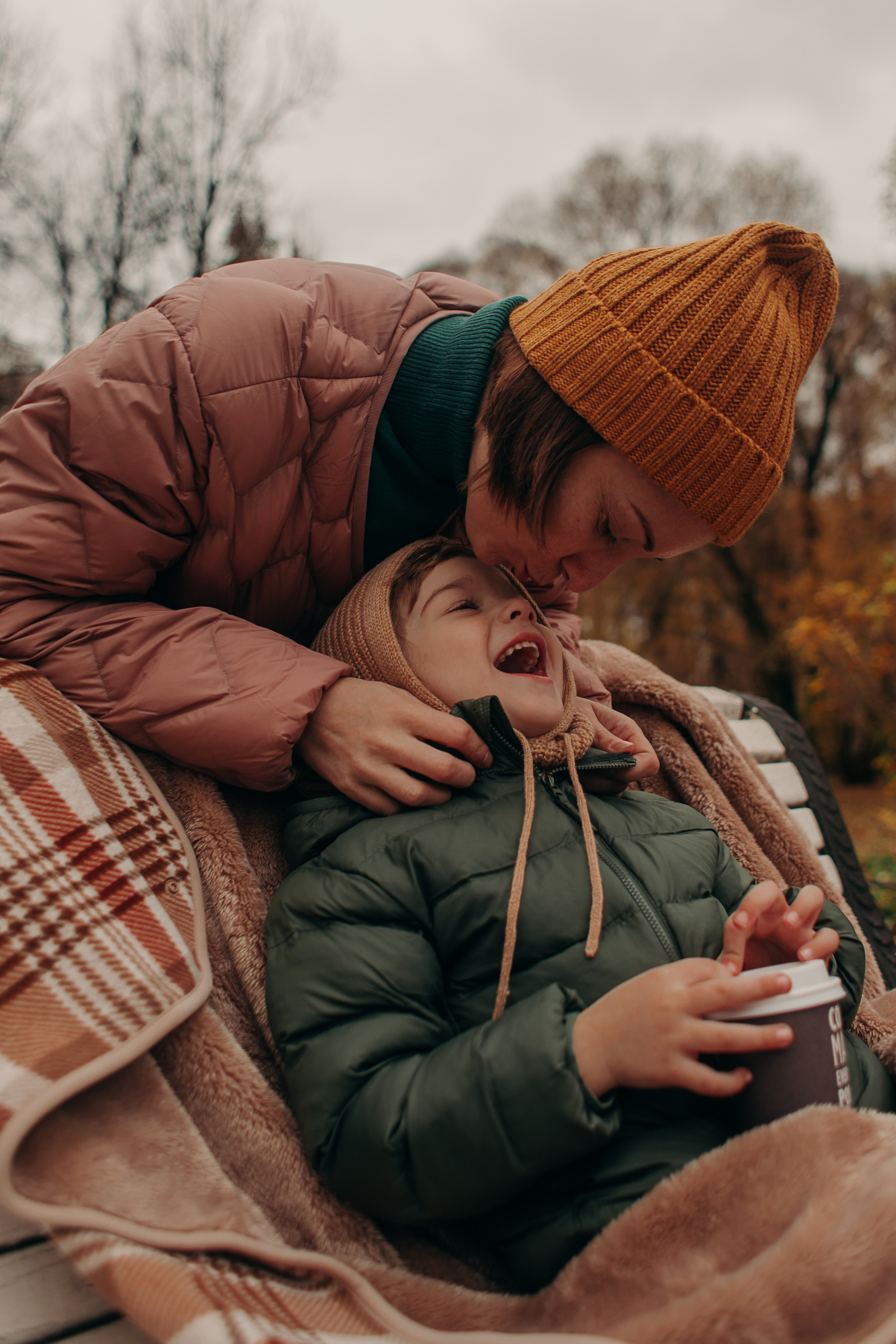 Осенью в парке. Семейный фотограф в Санкт-Петербурге Ева Маркова