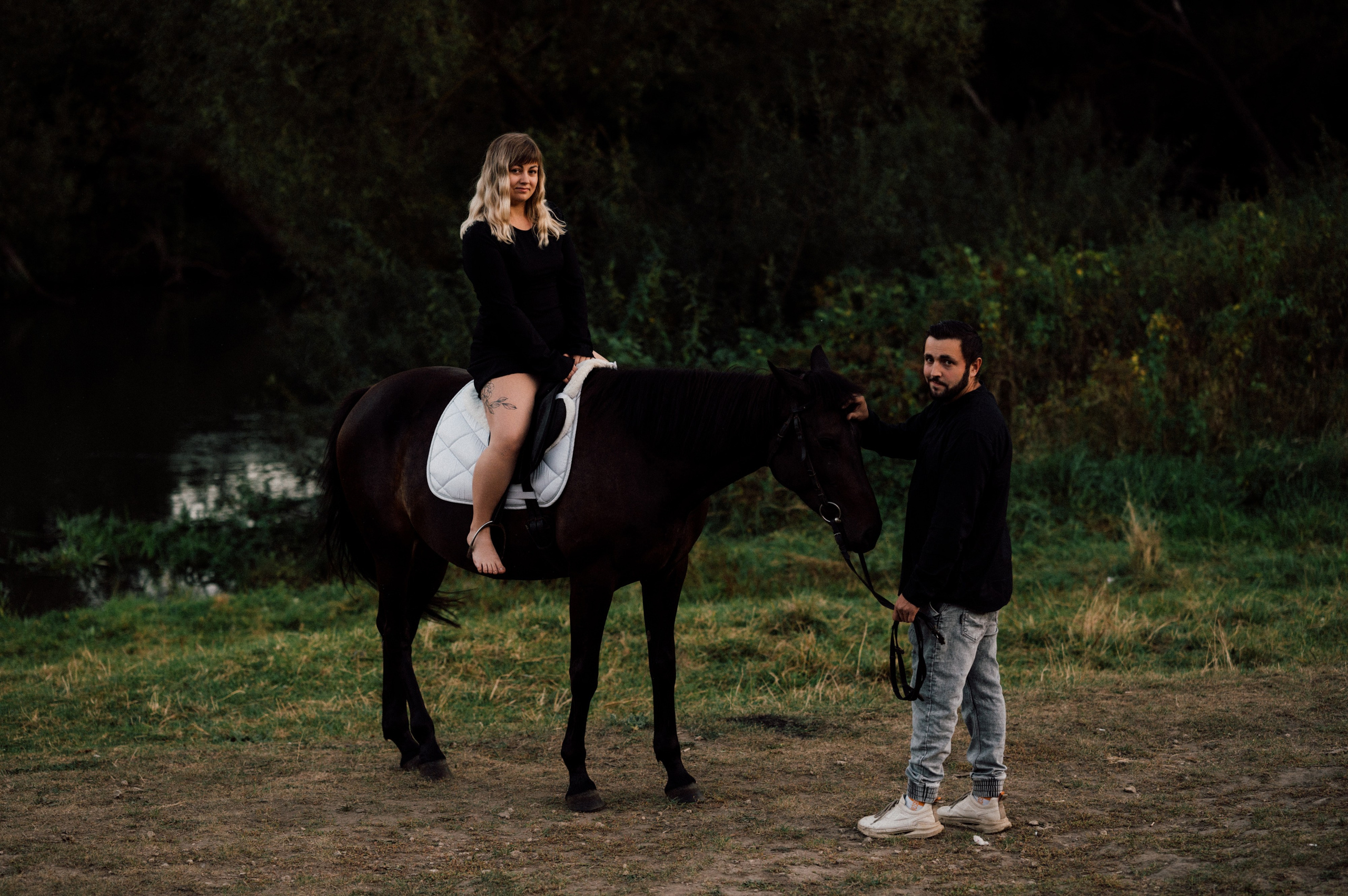 Светлана с лошадкой. Портретный, семейный, свадебный фотограф. Бизнес, контент съёмка. Тула