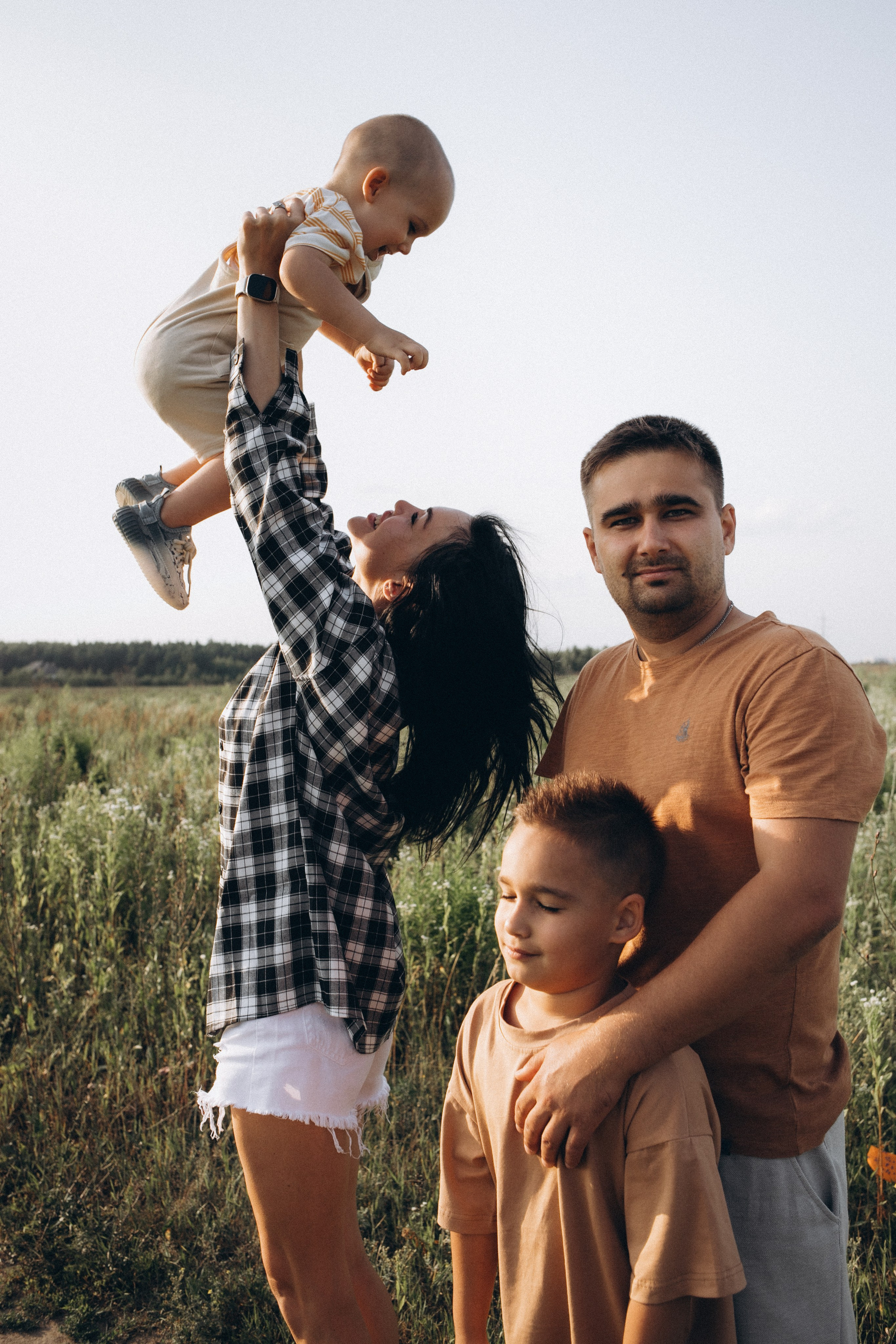 Саша, Женя, Никита и Саша. Семейный и свадебный фотограф Анна Кожокарь