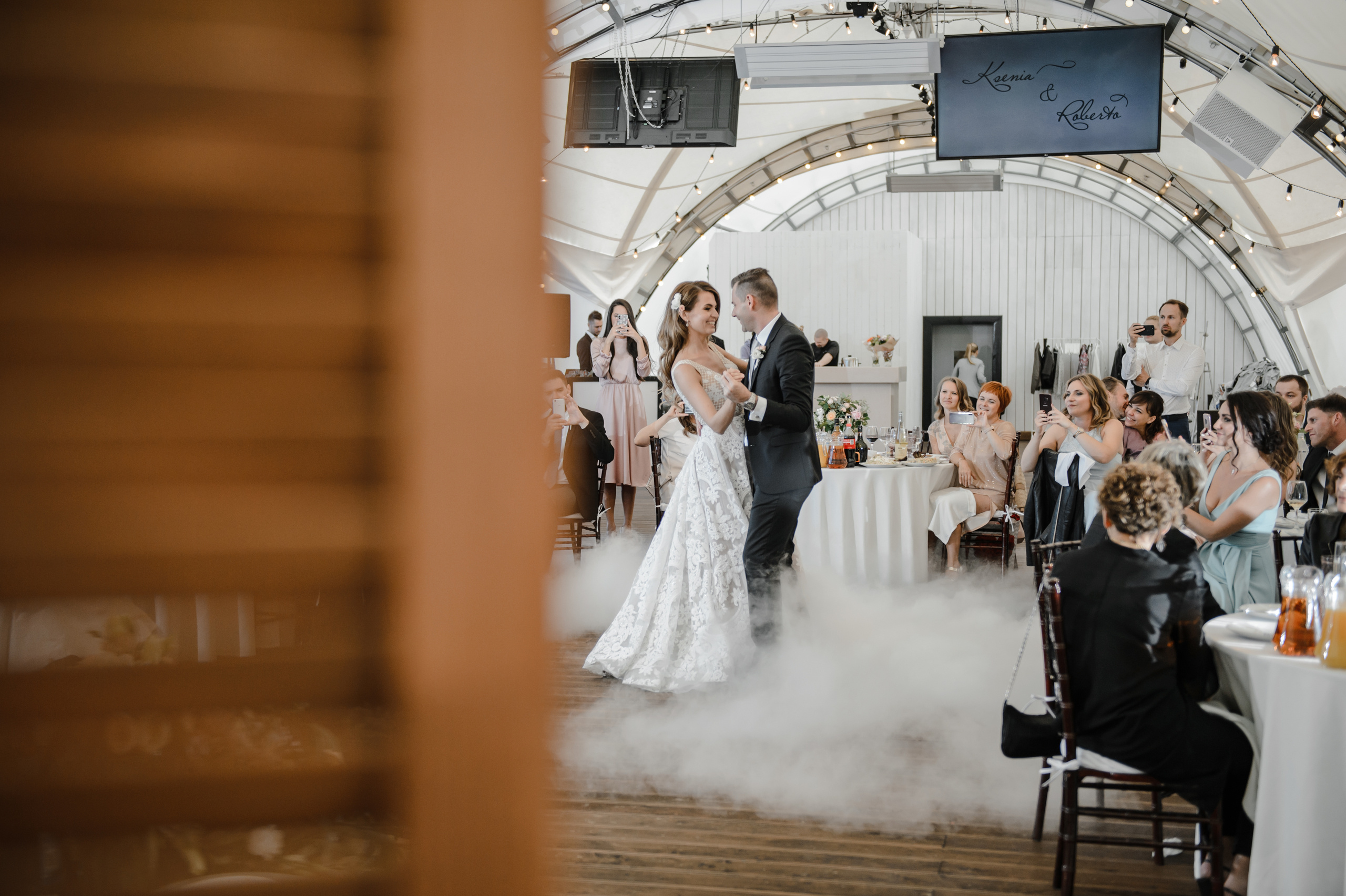 Итальянцы, танцы на крыше и разрезанный галстук | Ксения и Roberto. Свадебный и репортажный фотограф Сергей Чесноков