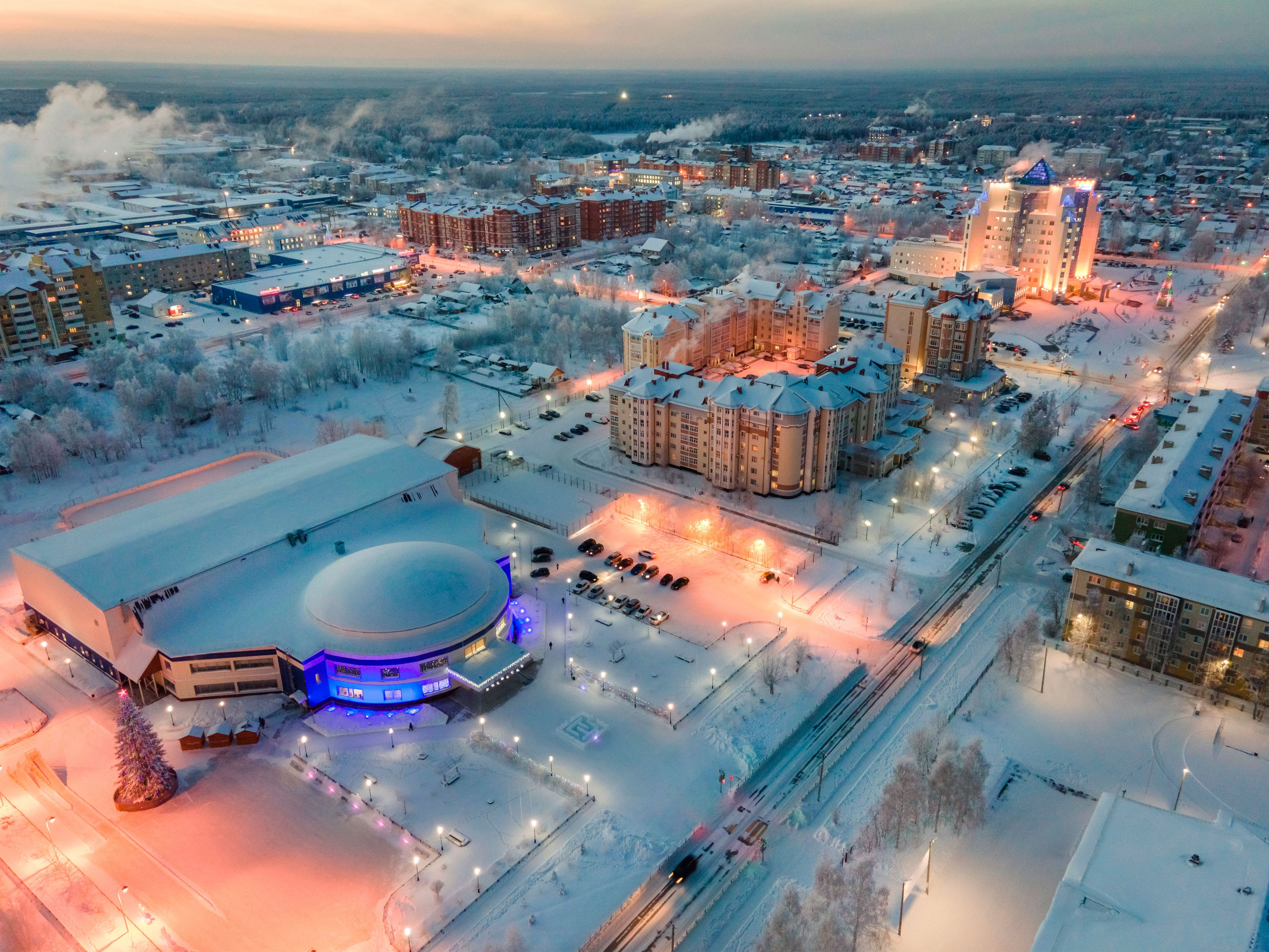 Город с дрона. Фотограф Татьяна Борисова