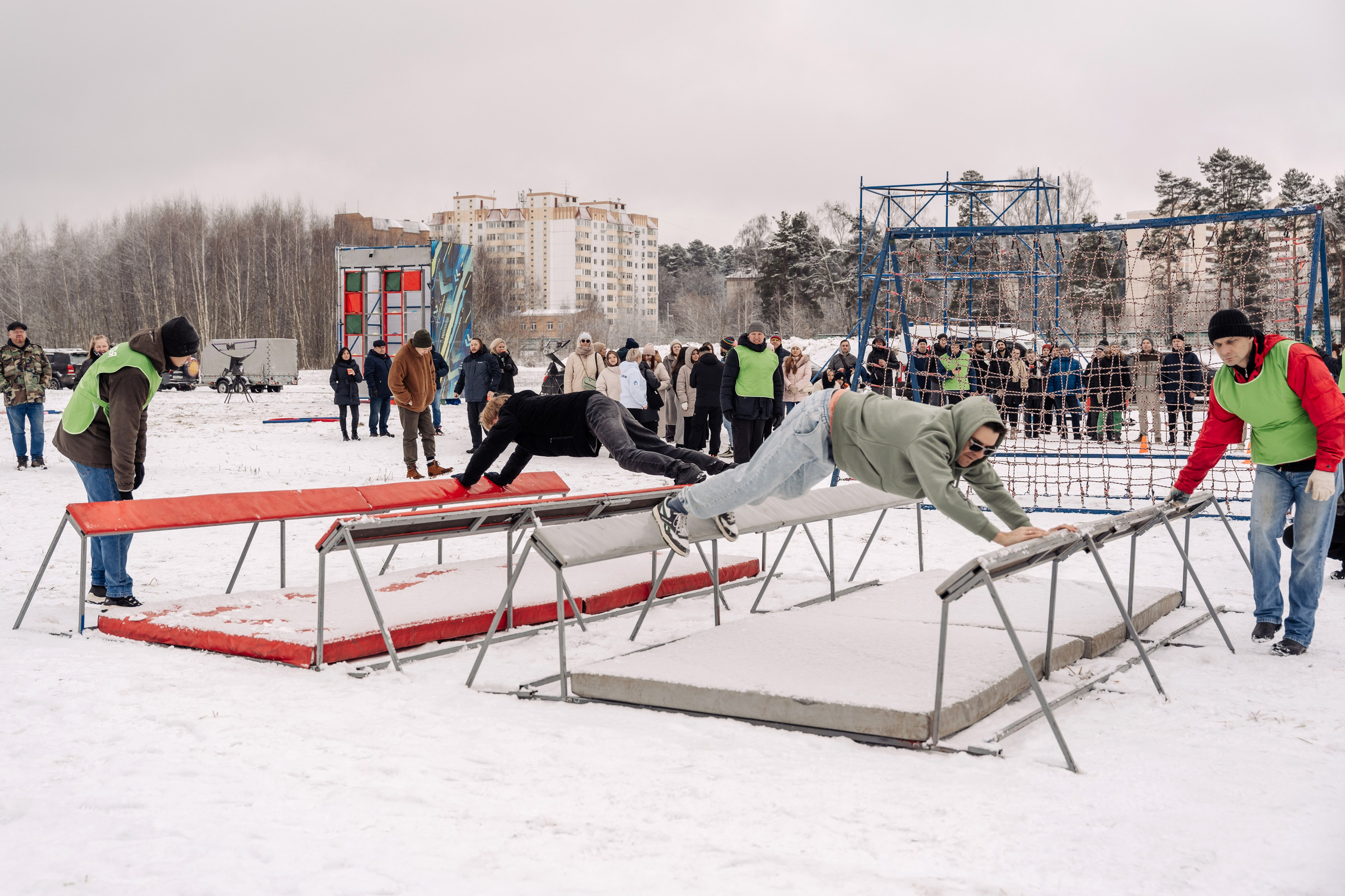 Зимние игры. Свадебные фотосессии в Москве. Фотограф Сергей Ржевский