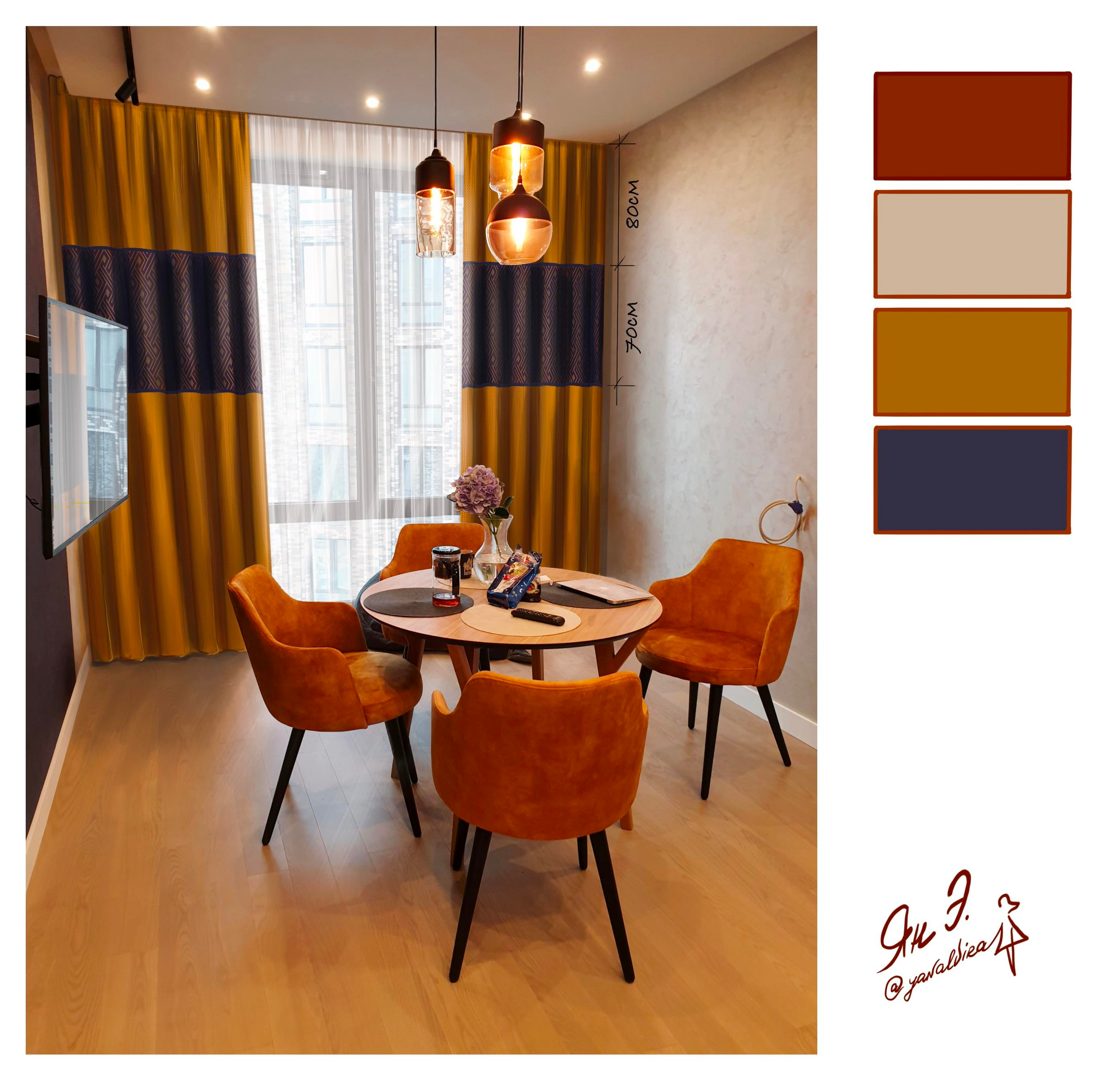 Эскизы. Ян Эльвира — текстильный декоратор, г. Москва