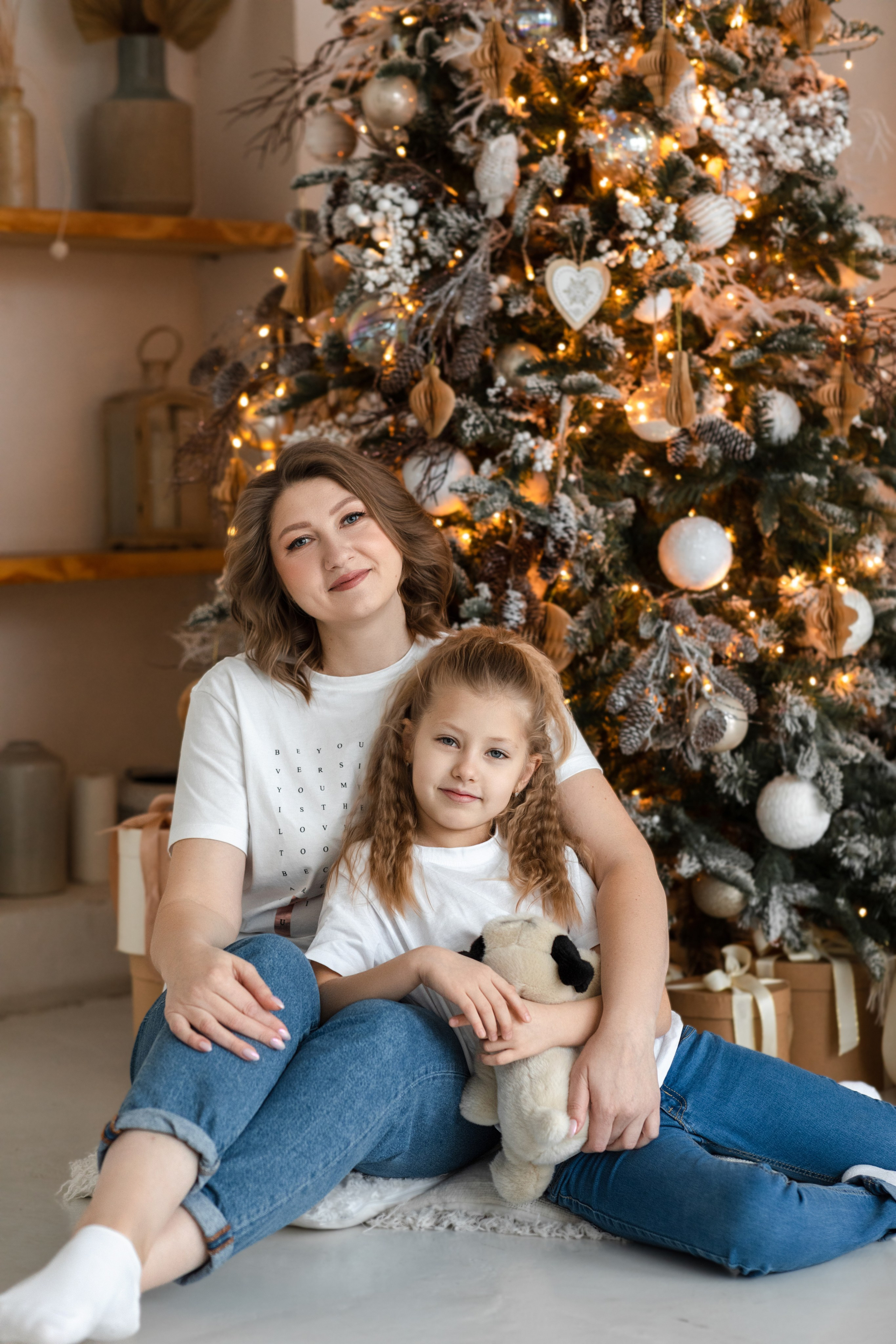Семейная фотосессия в студии. Семейный и женский фотограф в Москве