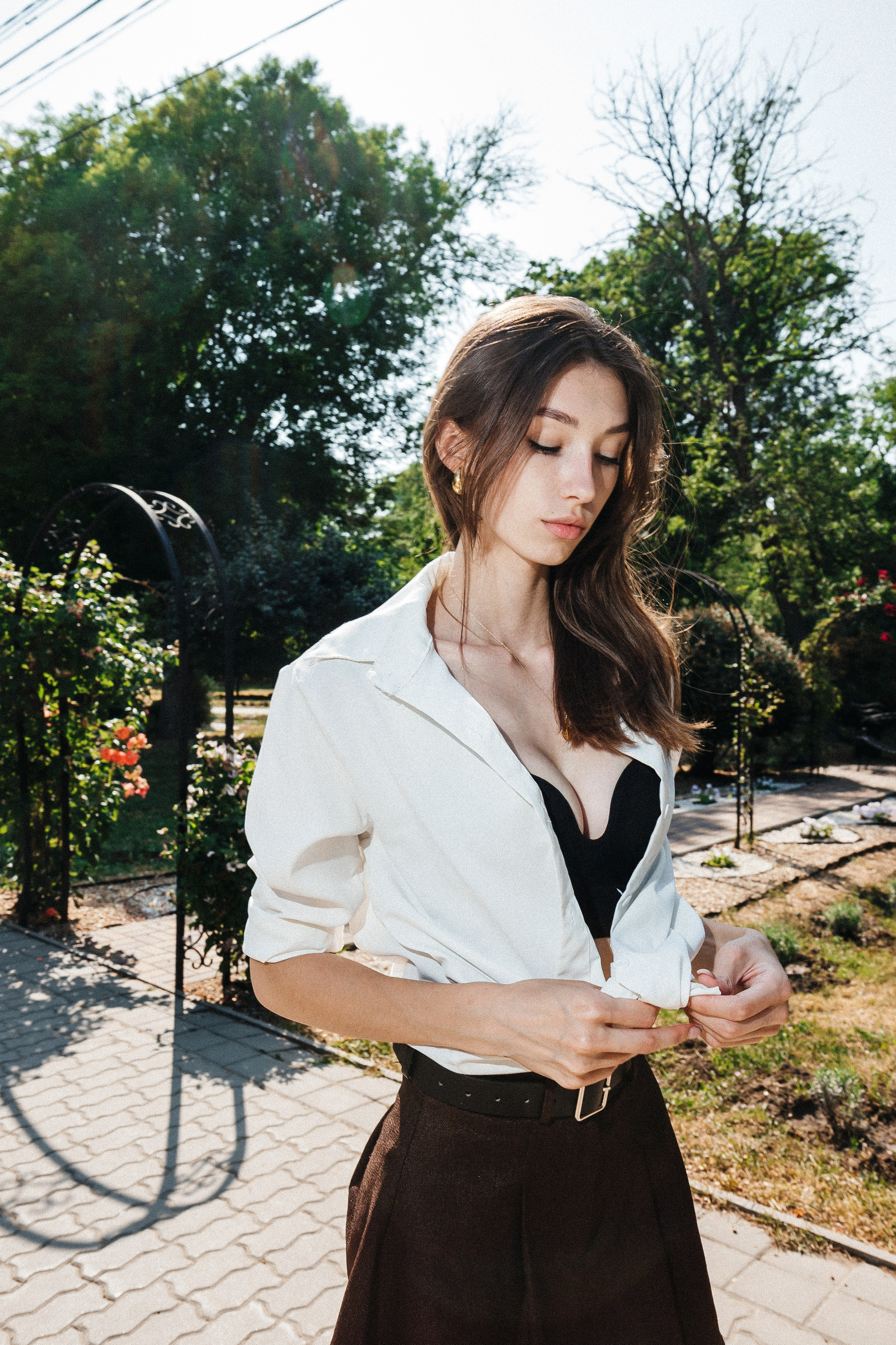 Лера в парке Горького. Фотограф Александр Бигари