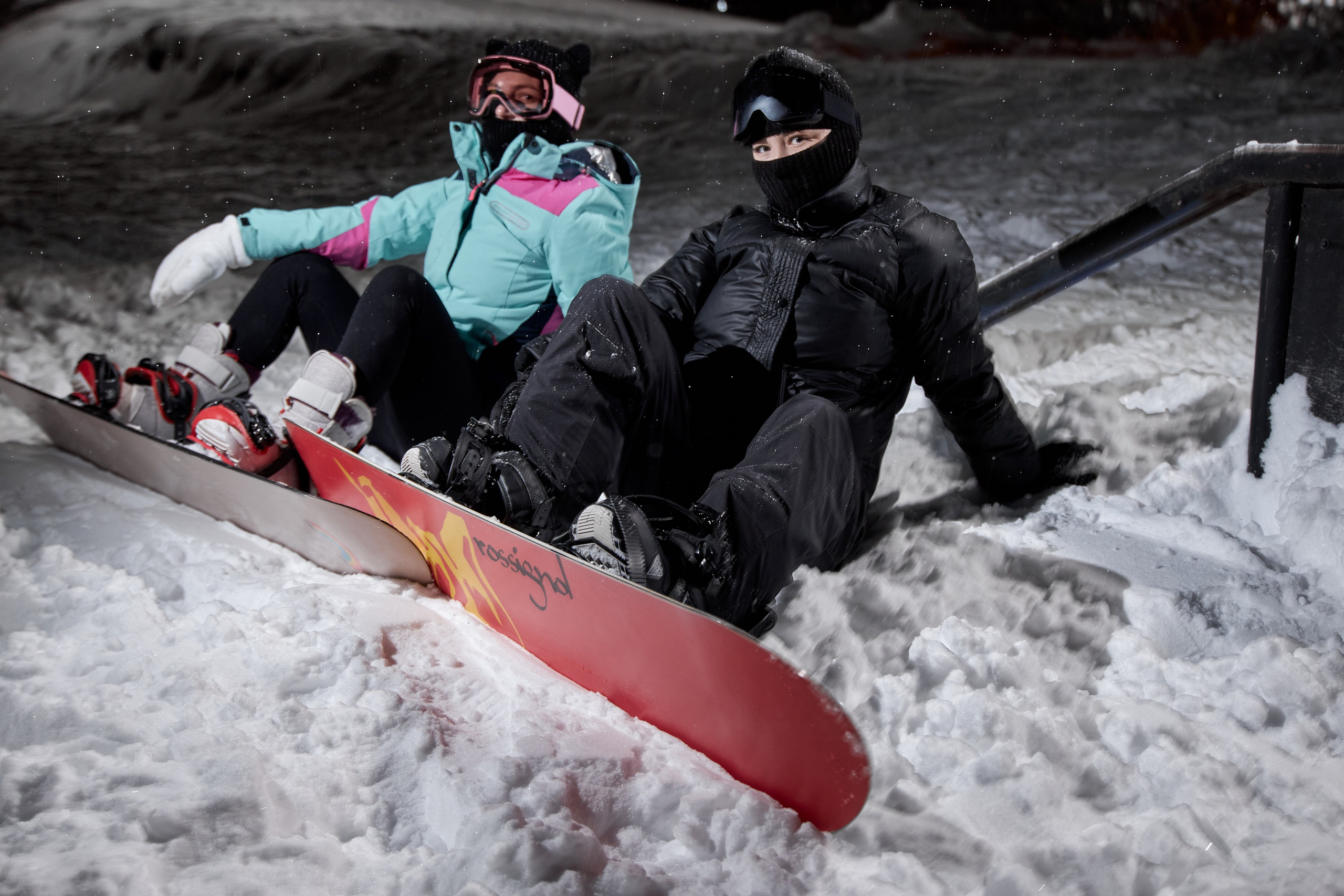 Сноубордисты. Фотограф Алексей Яковлев