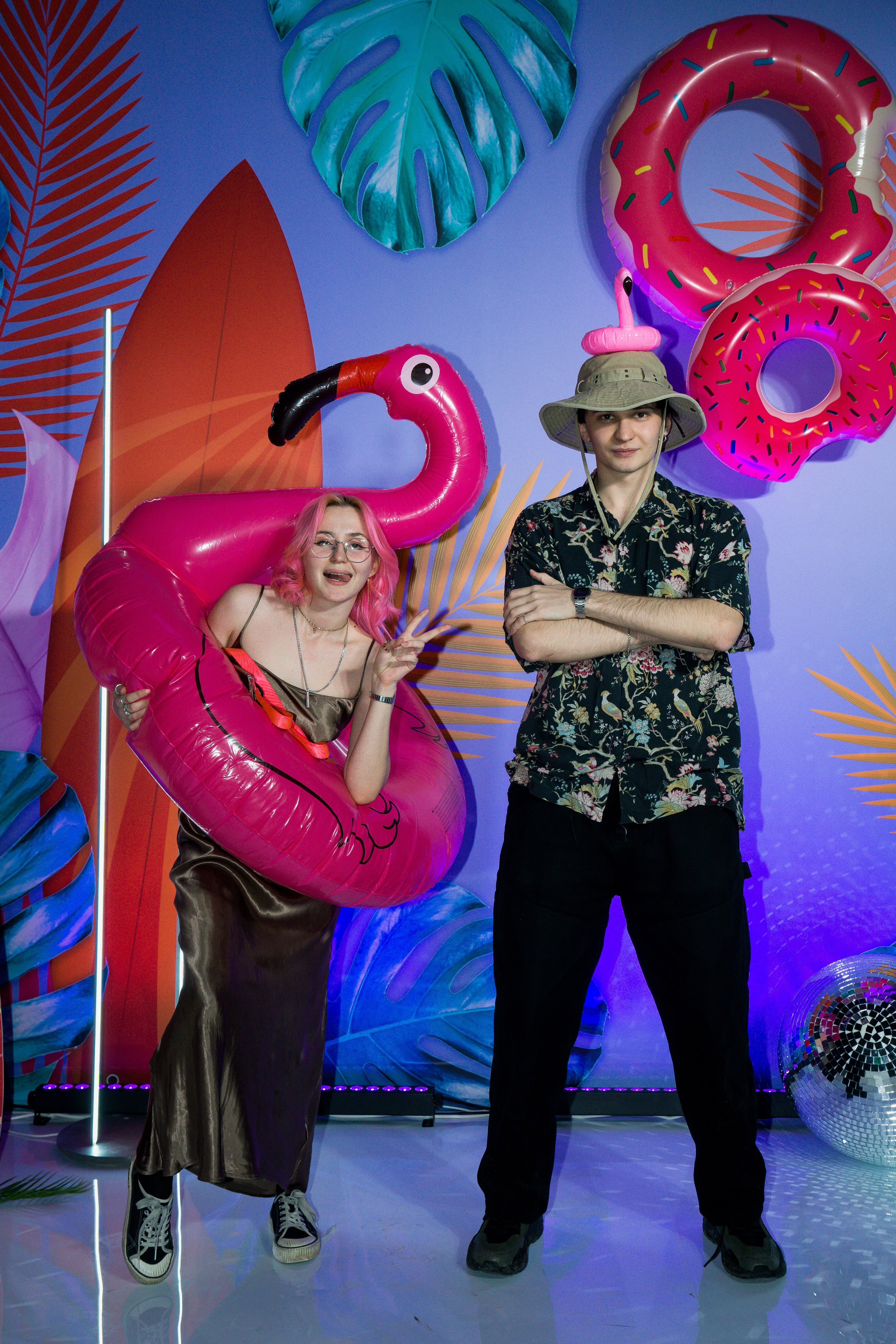 МТС корпоратив Гавайская вечеринка. Фотограф