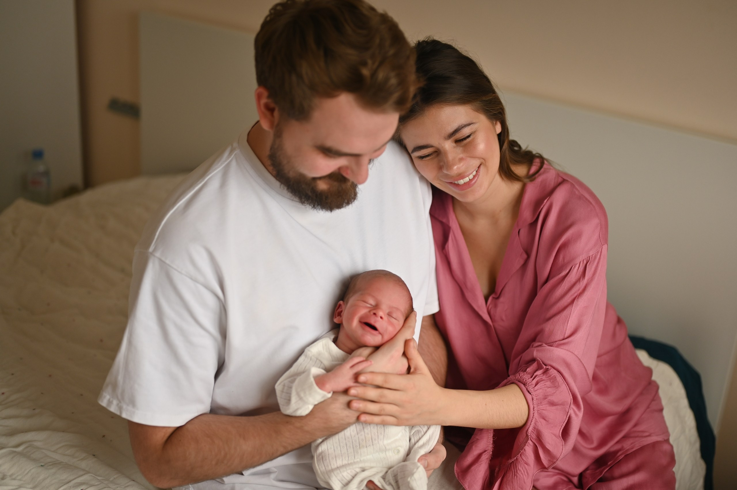 Семейная newborn-фотосессия