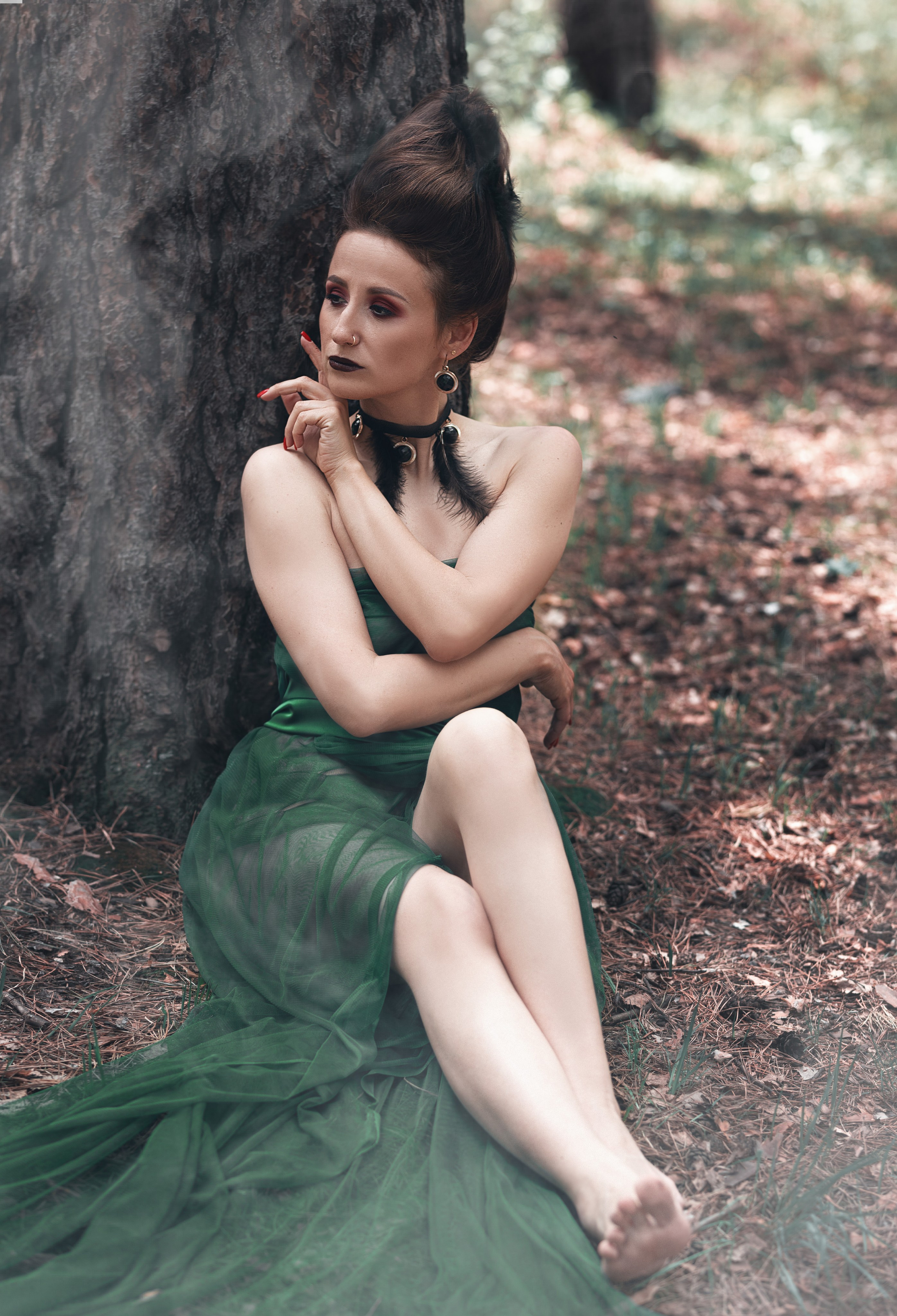 Witch of the green forest. Портретный фотограф Кристина Лукьянова