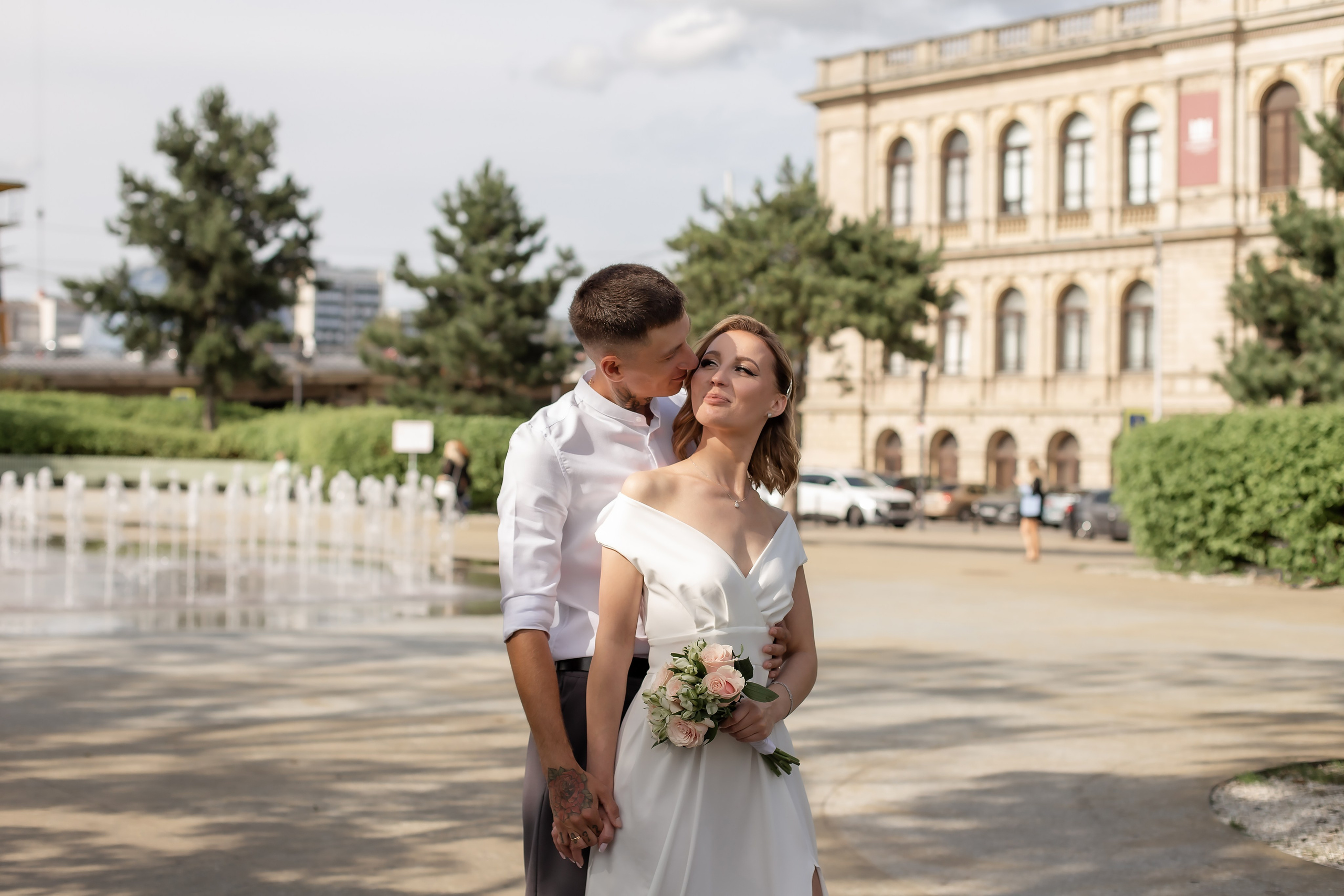 Саша и Вика. Биржевой сквер. Фотограф в Калининграде Решетникова Алина