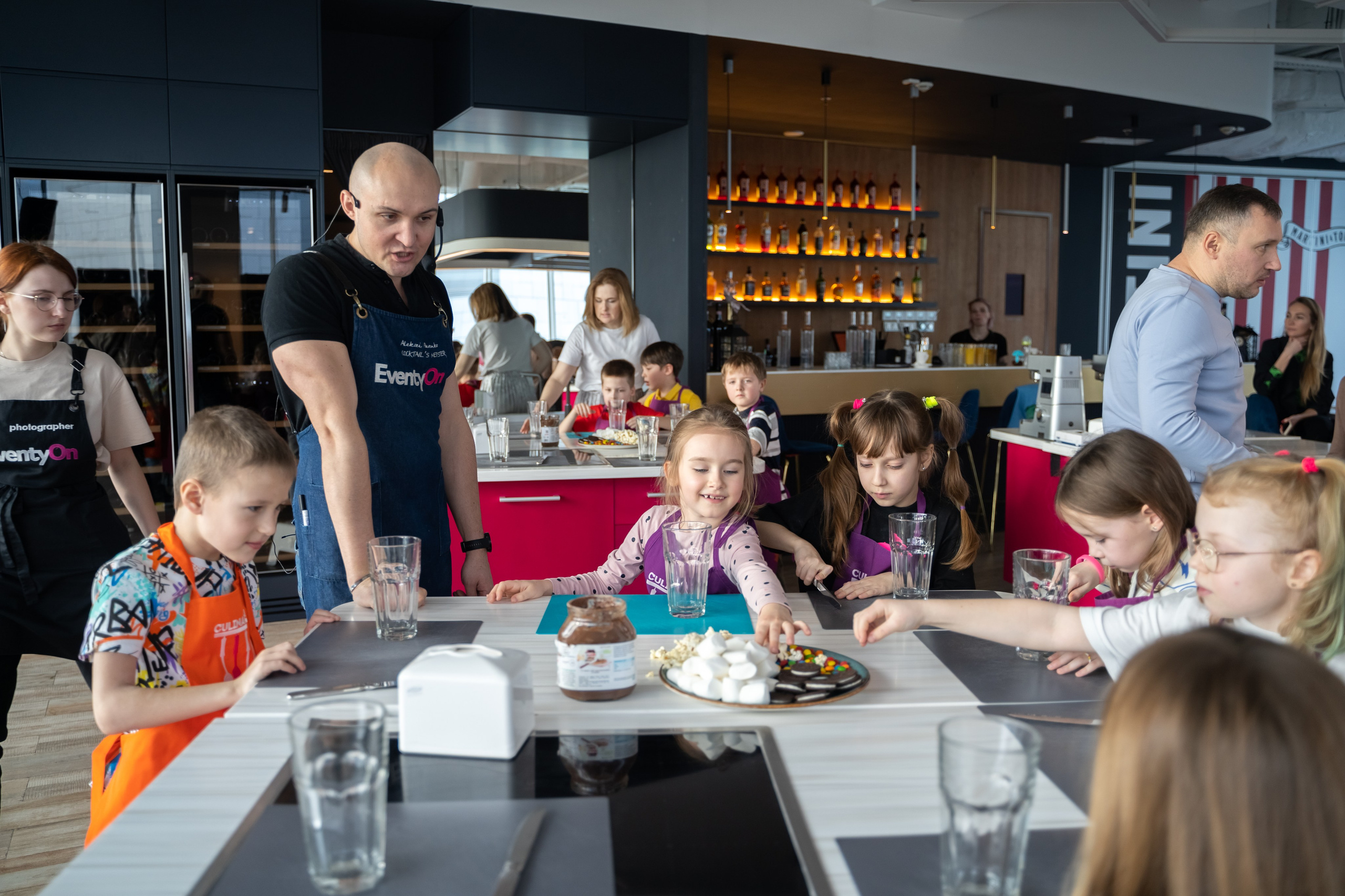 День Рождения в кулинарной студии. Фотограф в Одинцово, Москве