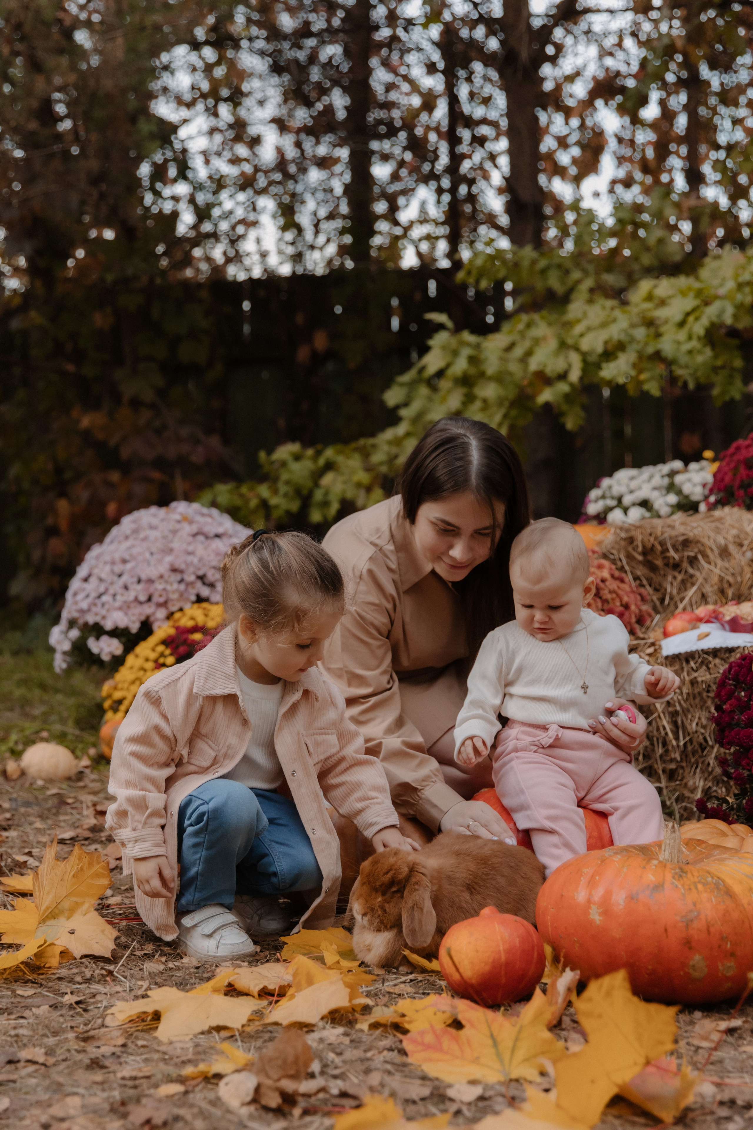 Съемка с кроликами. Семейный и свадебный фотограф в Москве и Зеленограде Пилипенко Юлия