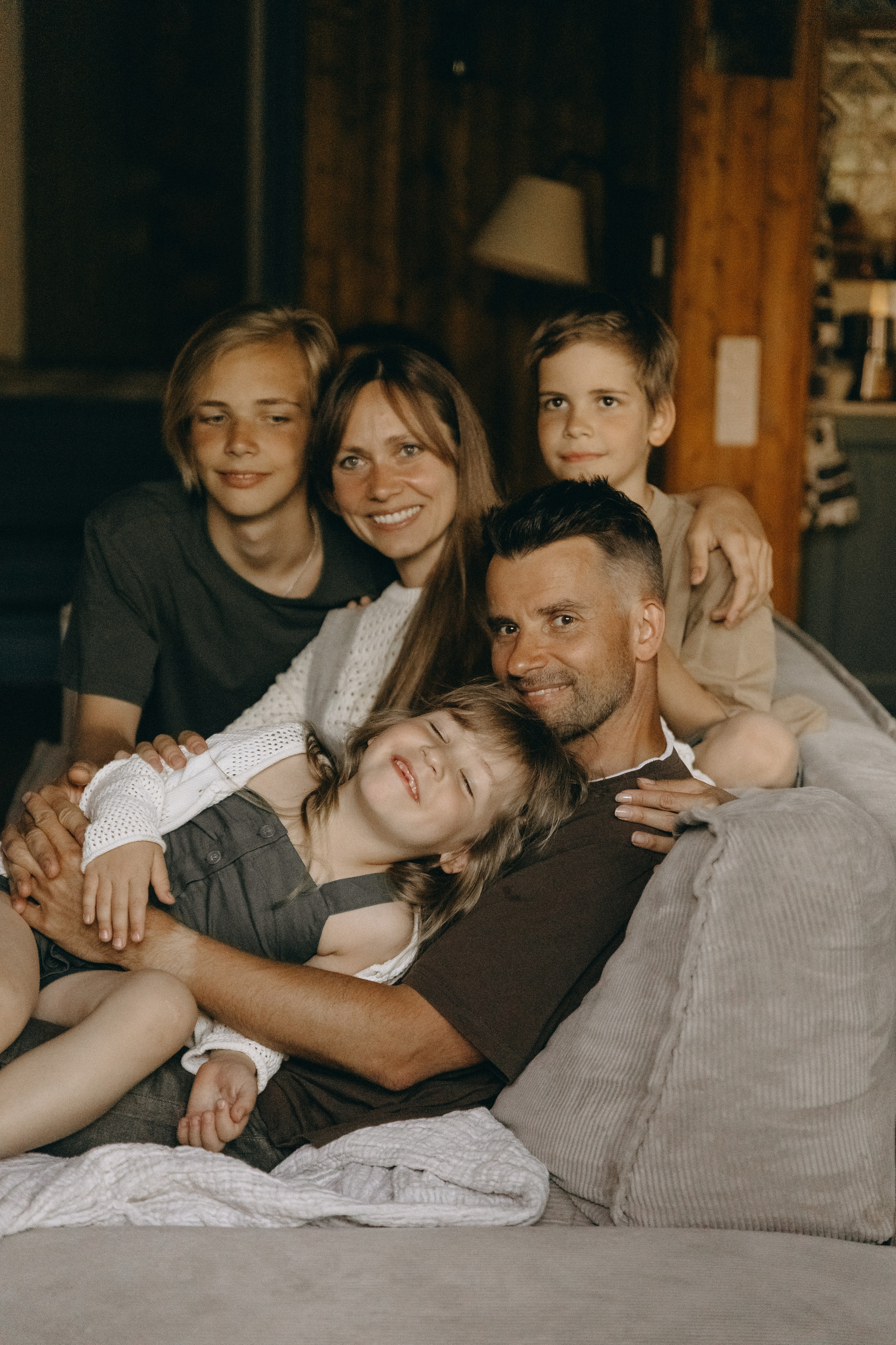 Наталья, Дмитрий, Артем, Леша и Аглая. Семейный фотограф В Москве Александра Дейкун