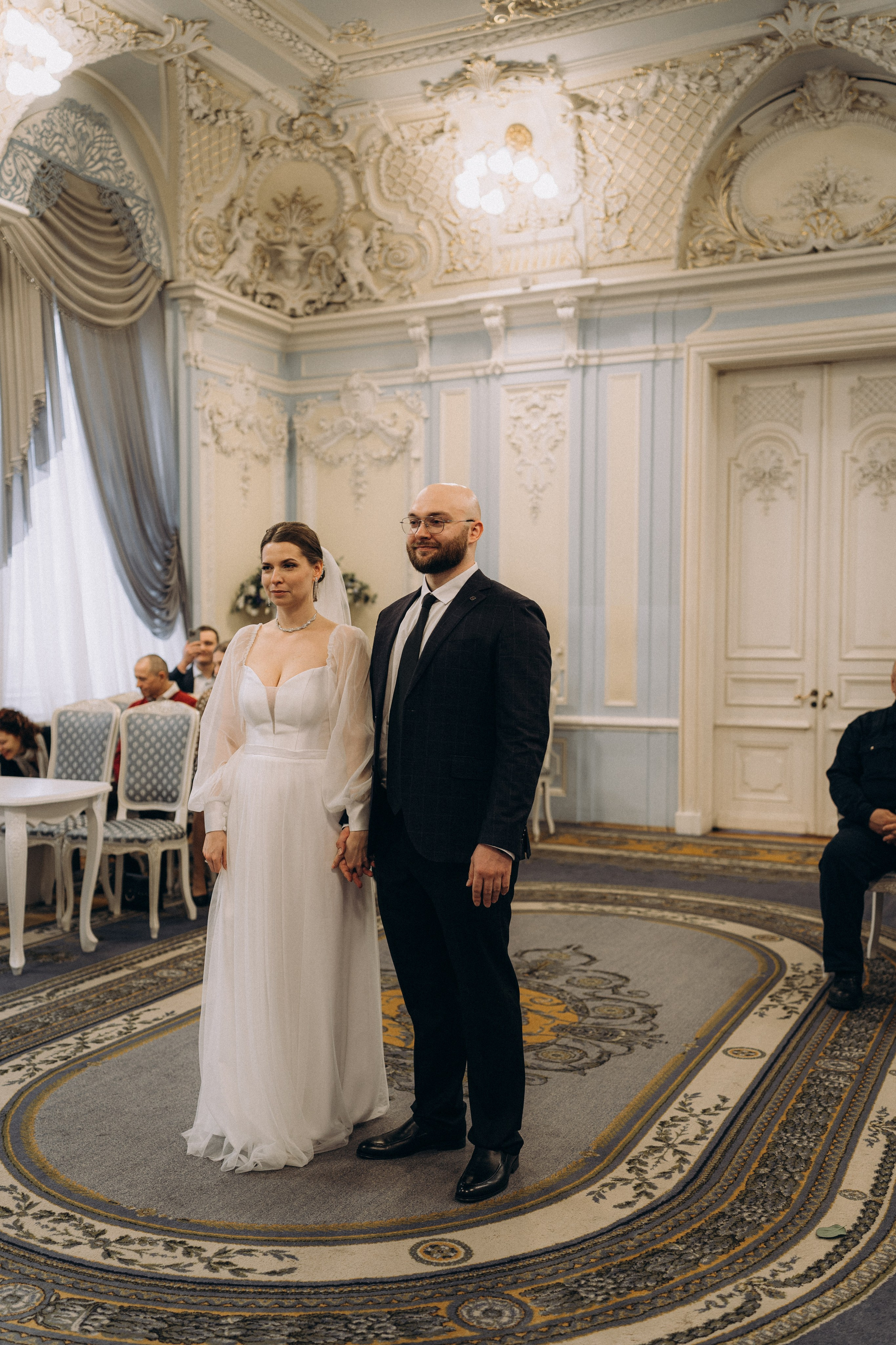 СВАДЕБНАЯ СЬЕМКА ВО ВТОРОМ ДВОРЦЕ (ДЕКАБРЬ) ТАКЖЕ СЬЕМКА В СТУДИИ НА ЧЕРНЫШЕВСКОЙ. Профессиональный фотограф, Санкт-Петербург — Виктория Богомолова