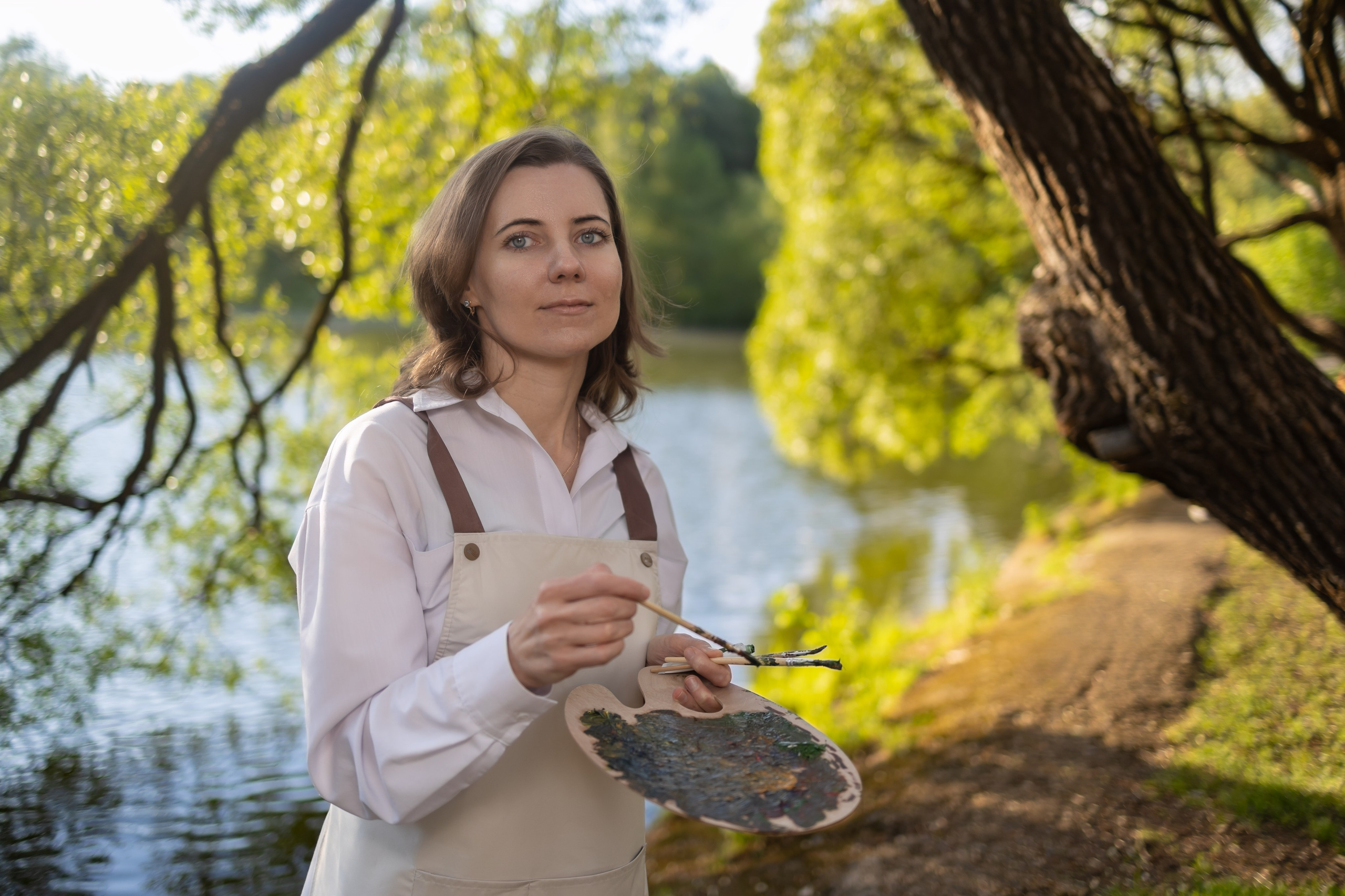 Фотосессия в стиле «Художница». Репортажный, семейный и студийный фотограф в Москве Демин Алексей