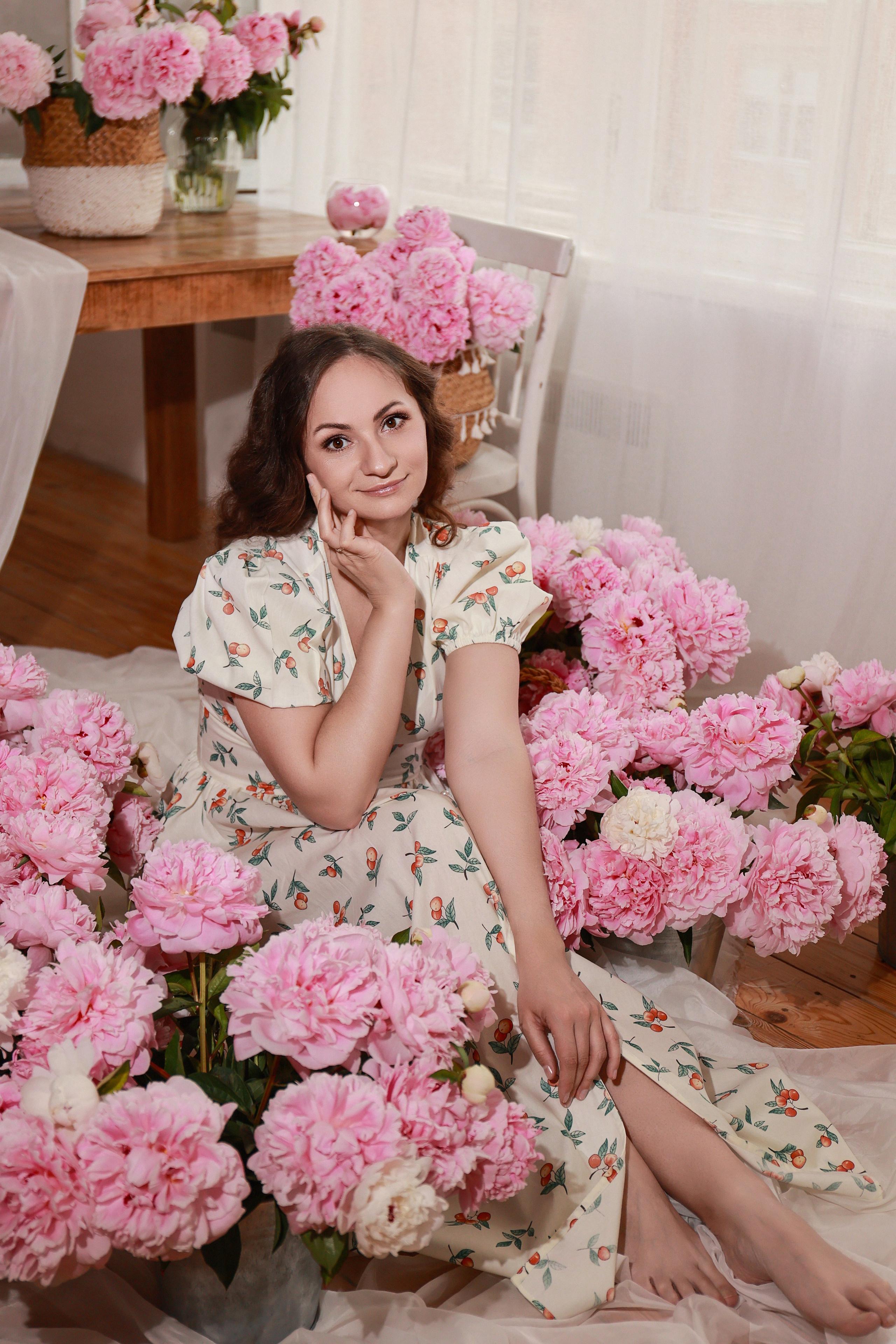 Пионы. Детский семейный фотограф Краснодар