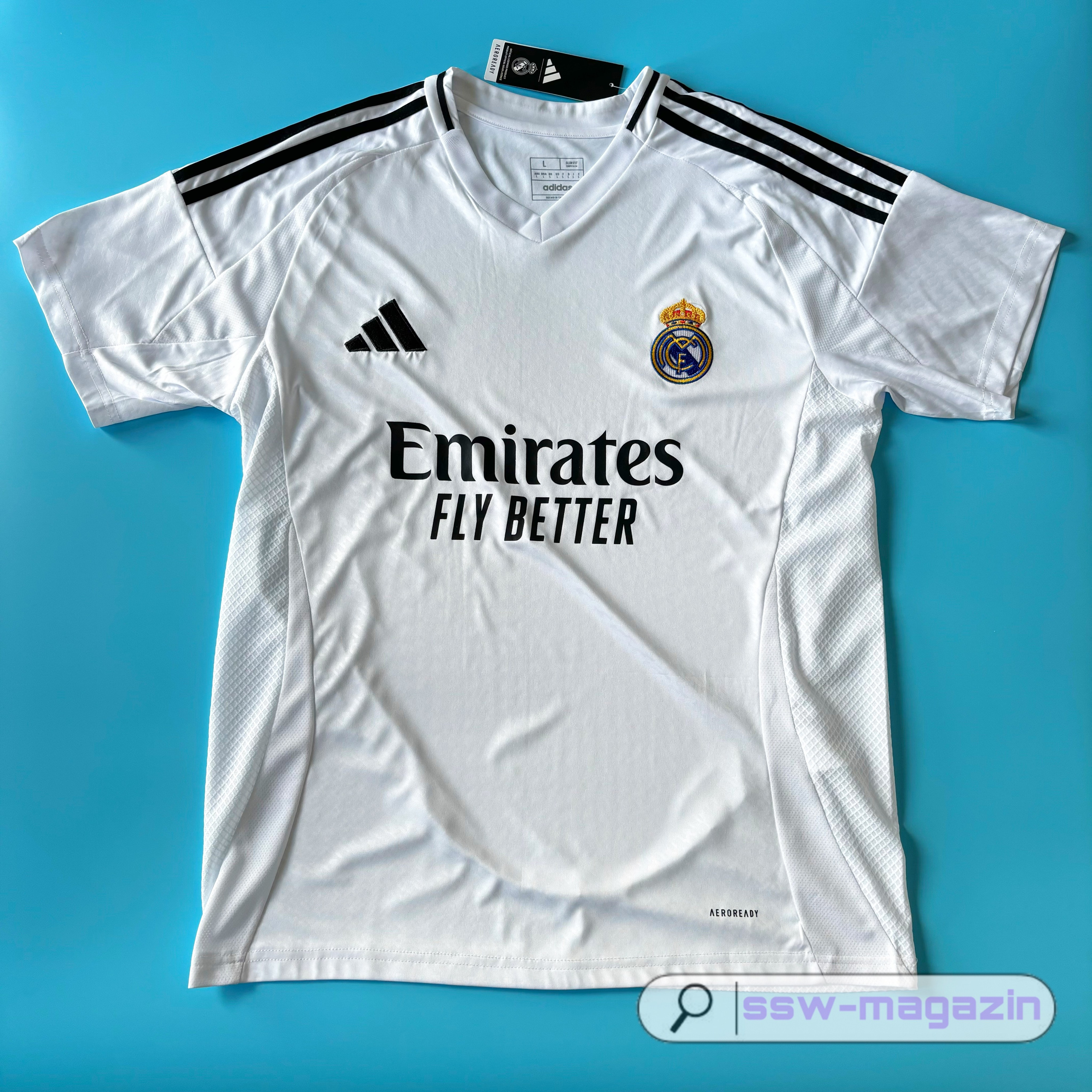 Футболка Real Madrid 2024-2025 домашняя. Футбольный магазин — ssw_magazin