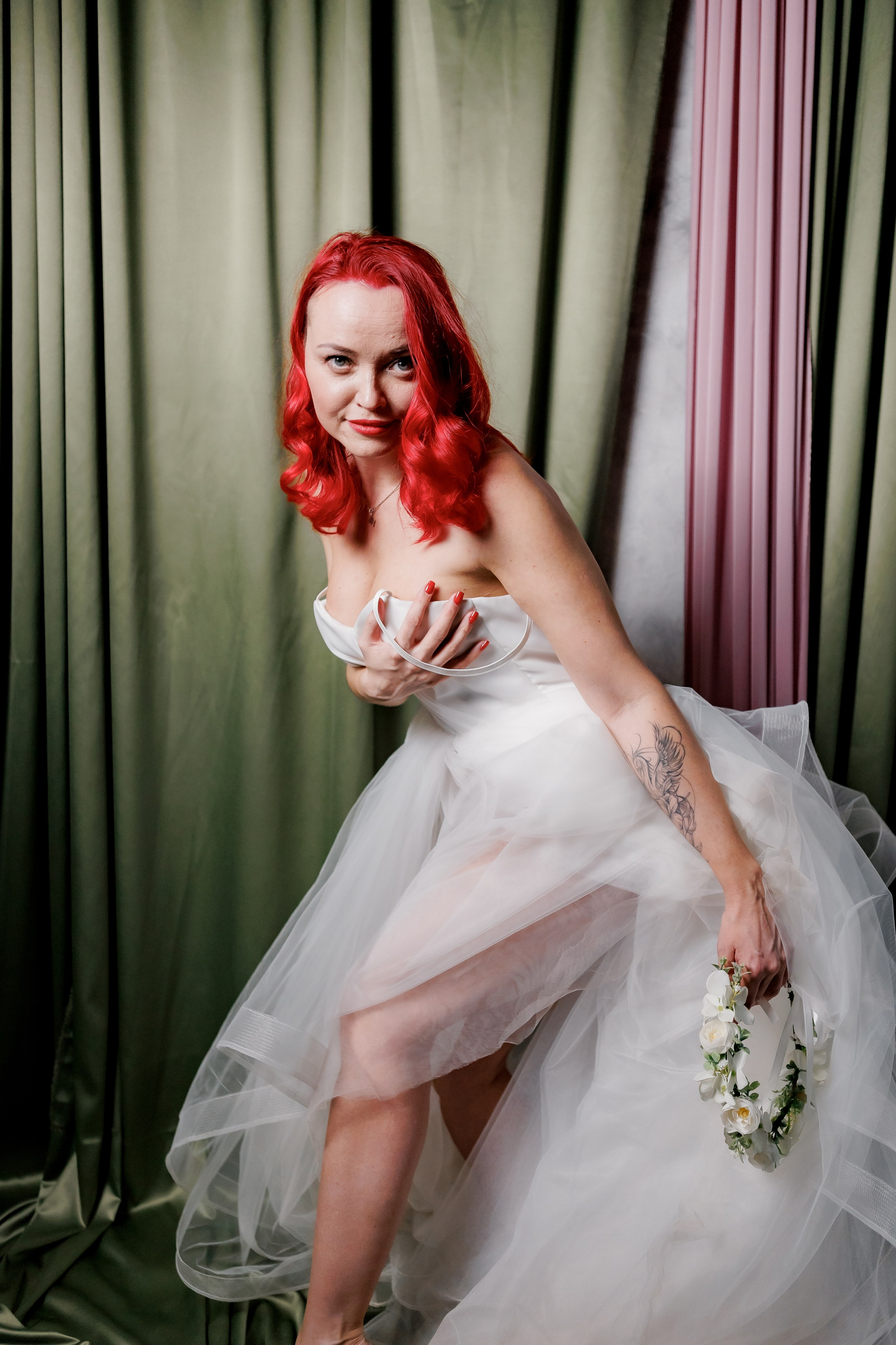 Будуарная бельевая фотосессия. Свадебный фотограф в Москве