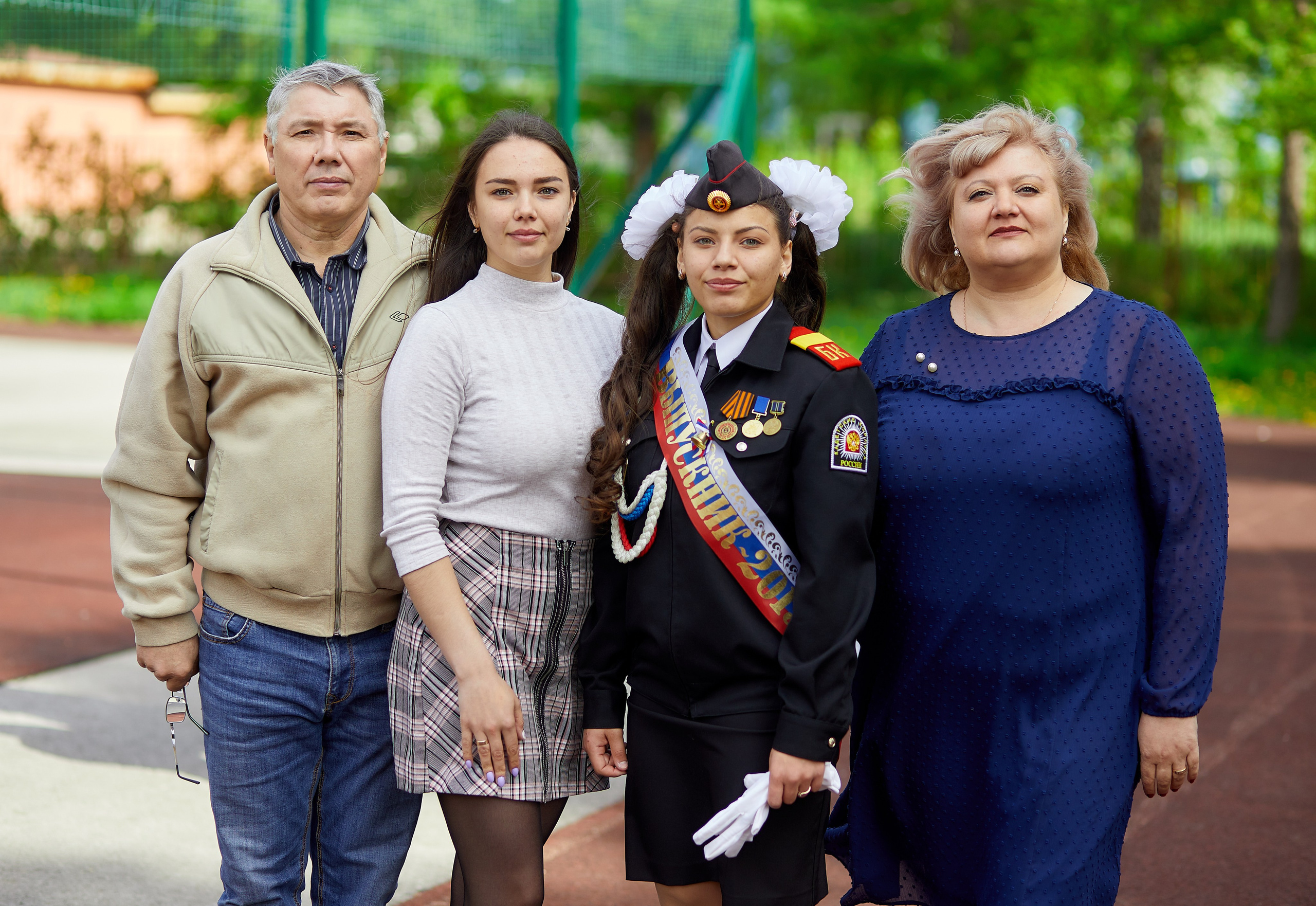 Кадеты последний звонок. Фотограф Вячеслав Фарунин