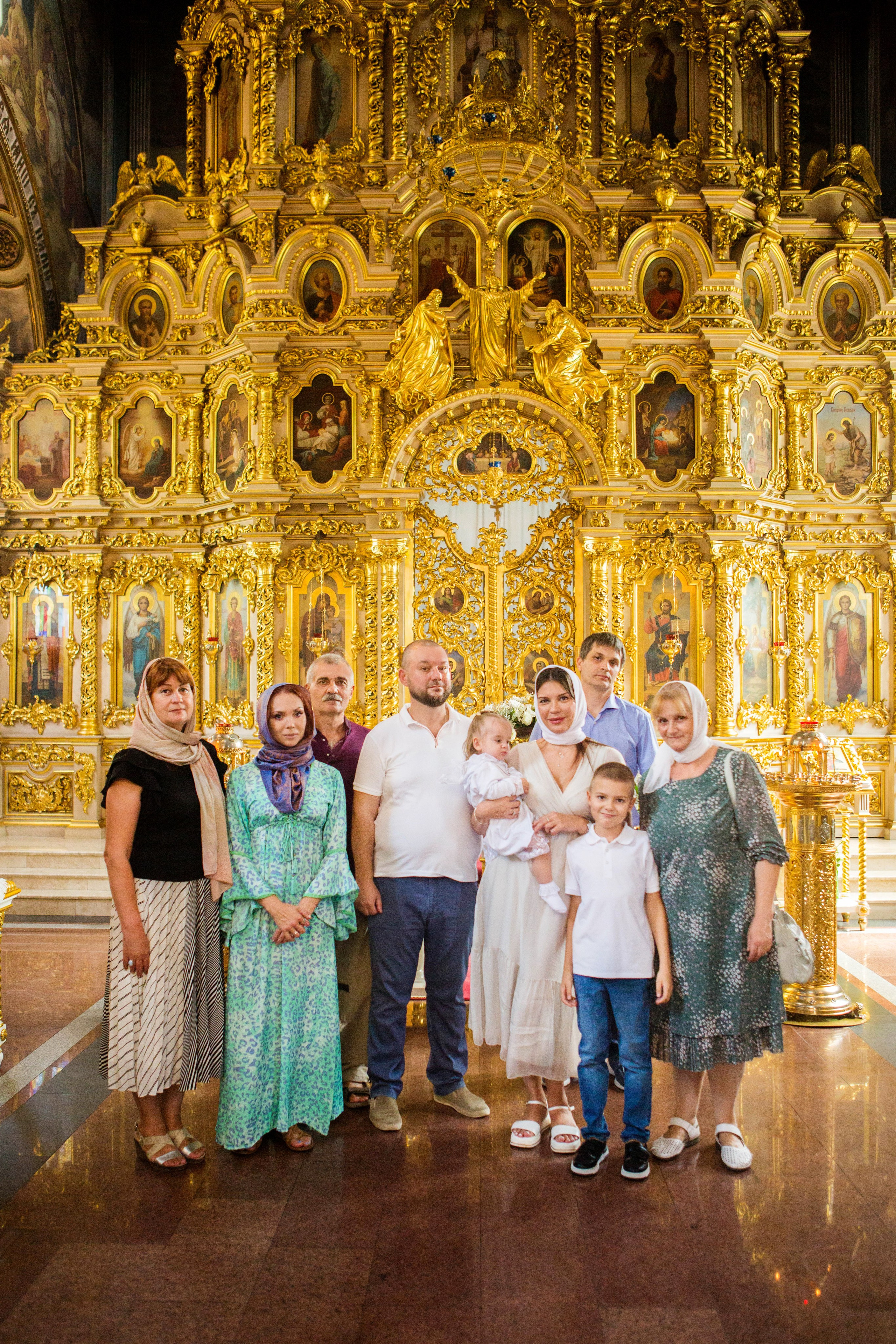 Крещение Дарьи. Храм в честь иконы Божией Матери Целительница. Свадебный семейный и детский фотограф в Краснодаре Карина Федоровская