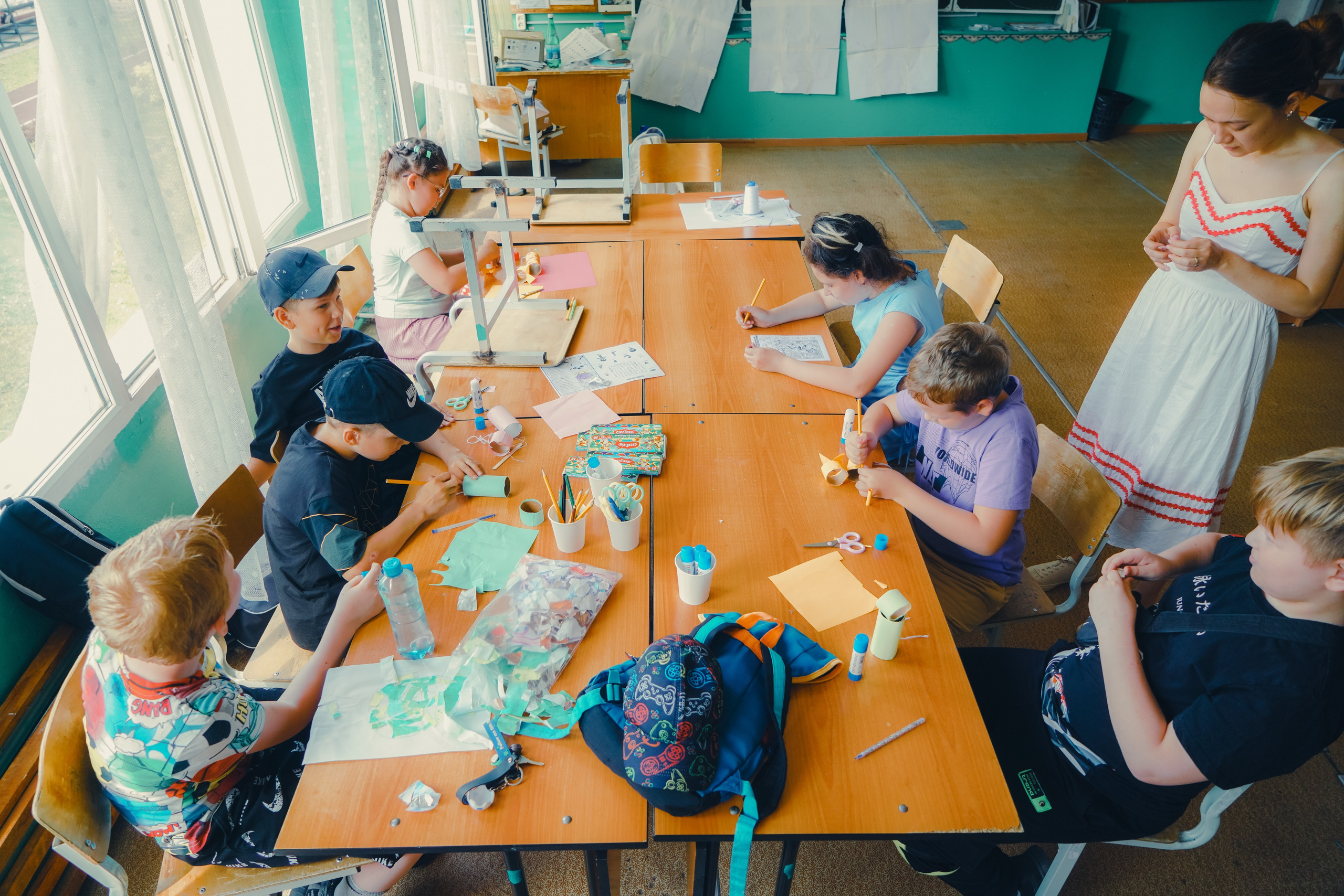 Английский лагерь в школе, Июнь 2024