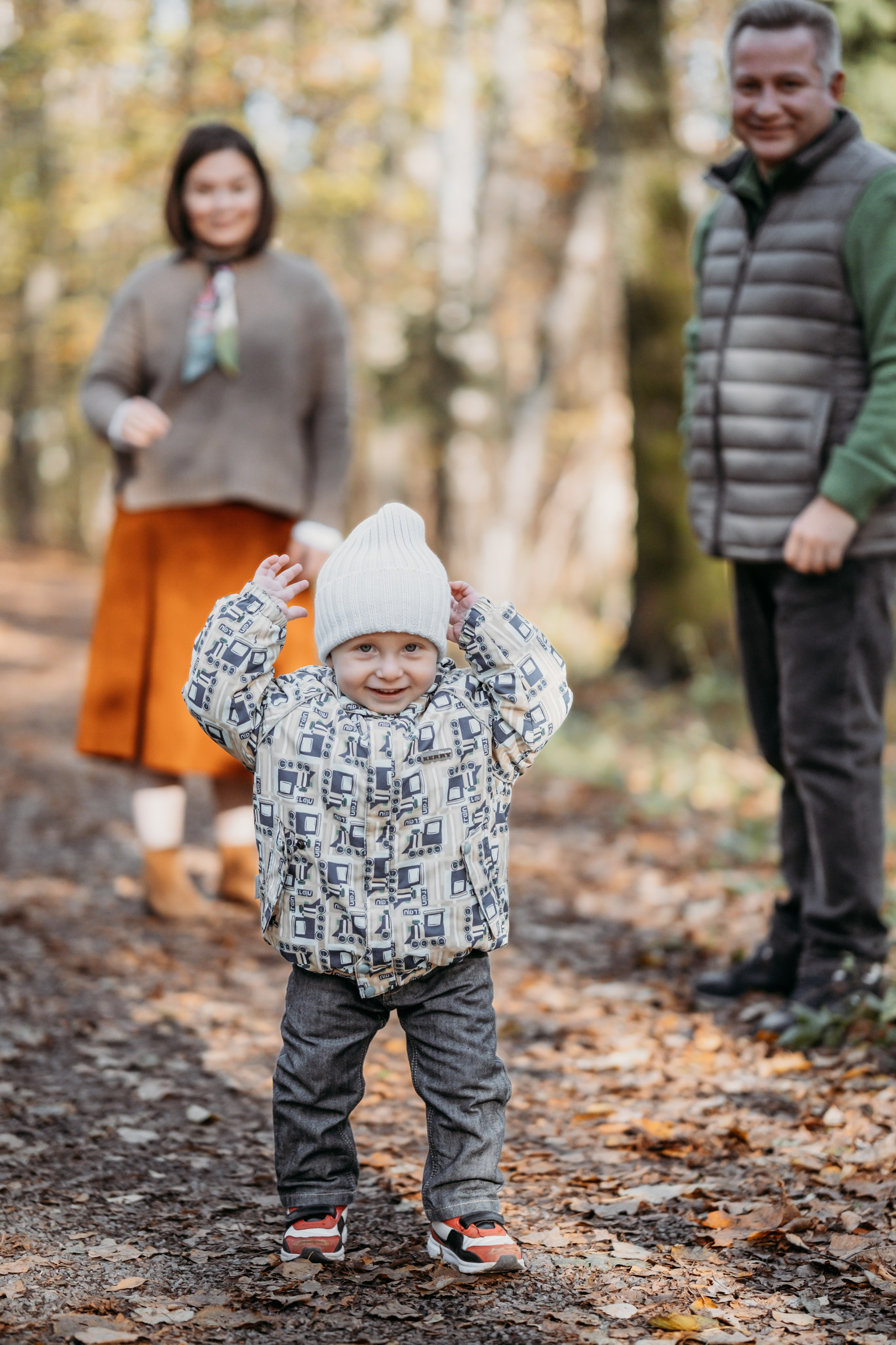 Осенняя семейная прогулка. Семейный и детский фотограф в Москве Светлана Потемкина