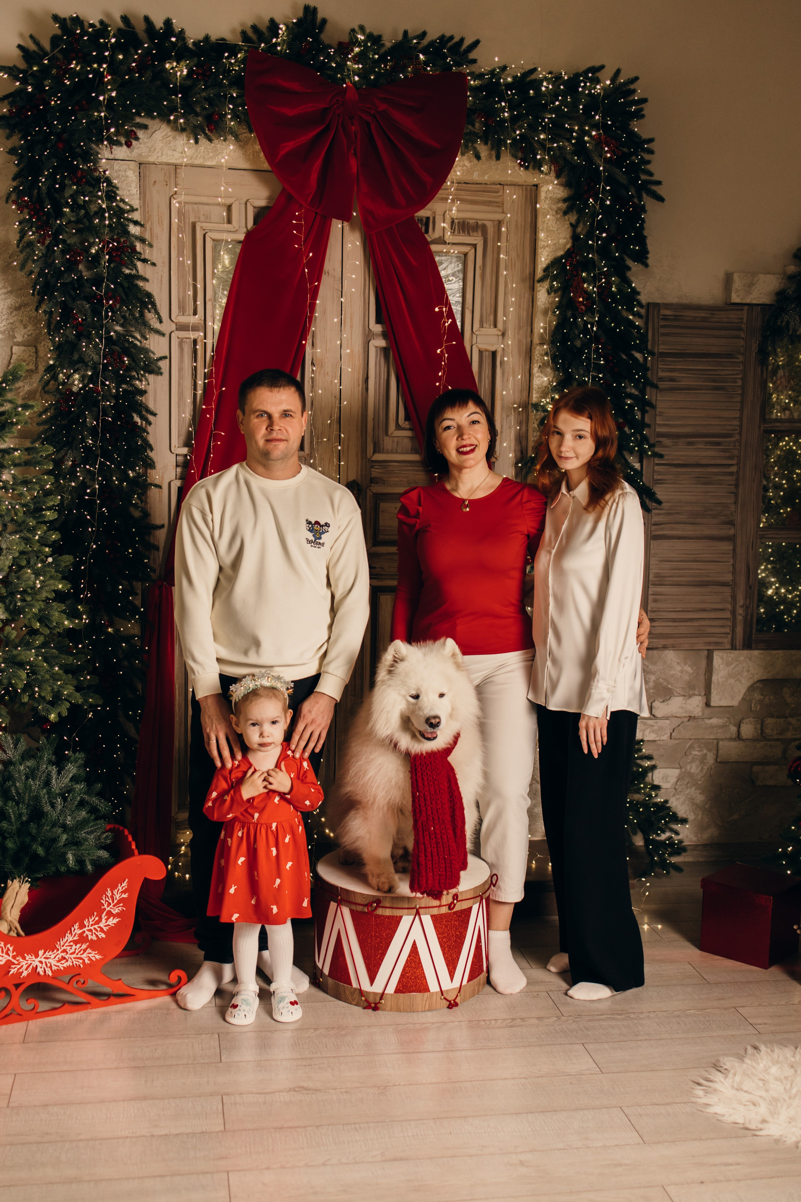 Новогодний самоед. Коновалова Ольга | фотограф в Пензе и Заречном